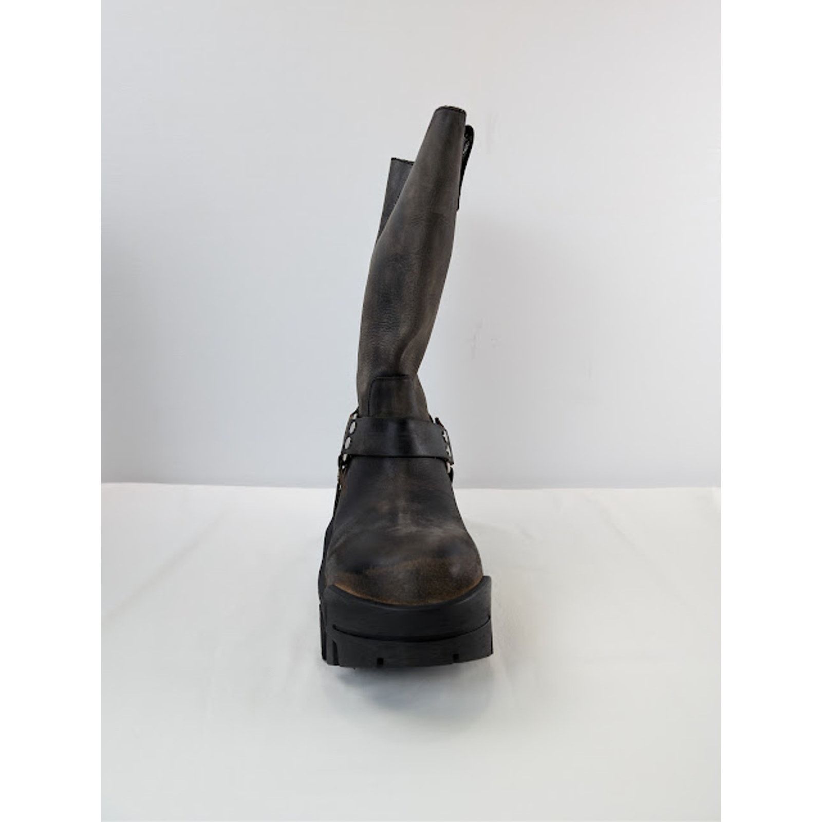 Balenciaga o1rshd1 Q:2 / Bulldozer Harness Boots in Faded Black Size US 8 / EU 41 - 13 Thumbnail