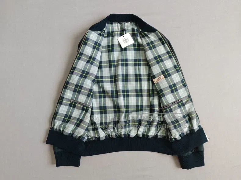 Hermes Hermes Pilot jacket, dark green, outer layer 72% nylon + 2 Size US L / EU 52-54 / 3 - 6 Thumbnail