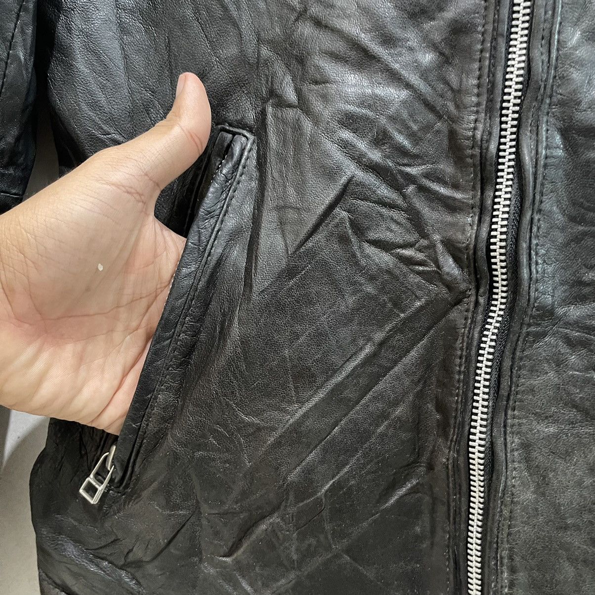 Vanquish × Vintage Vintage VANQUISH Leather Motorcycle Rider Zipper Jacket Size US M / EU 48-50 / 2 - 13 Thumbnail