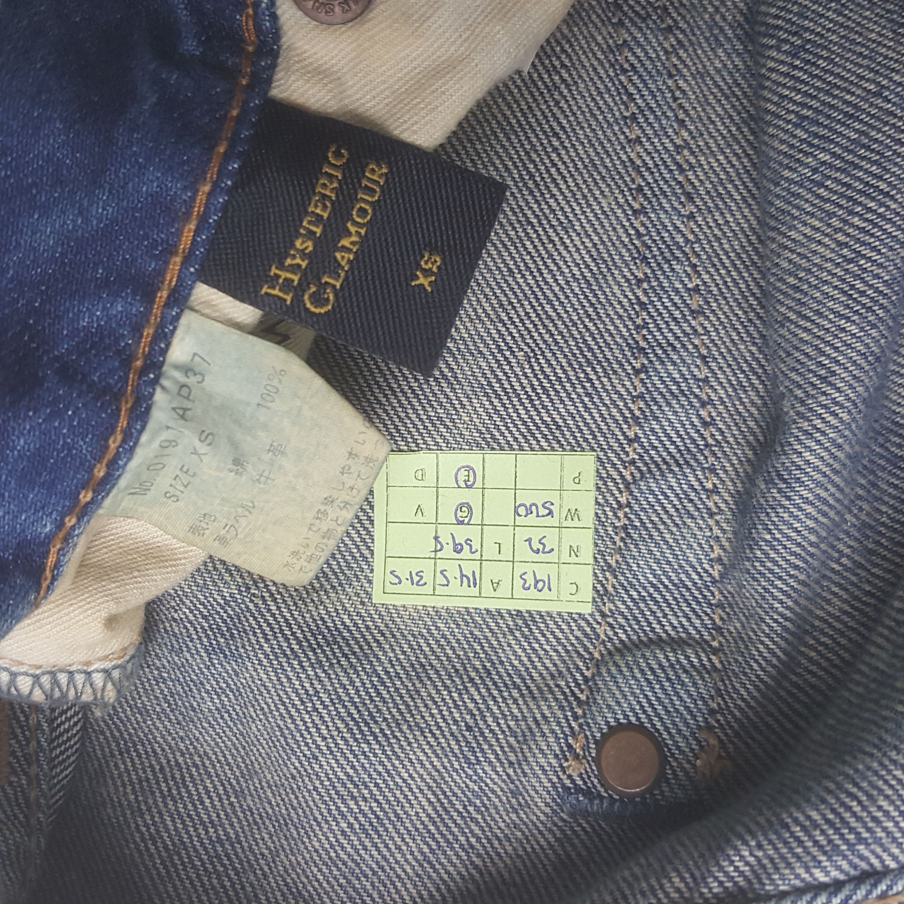 Hysteric Glamour × Japanese Brand × Vintage Vintage Hysteric Glamour Japanese Brand Jeans Size US 29 - 8 Thumbnail