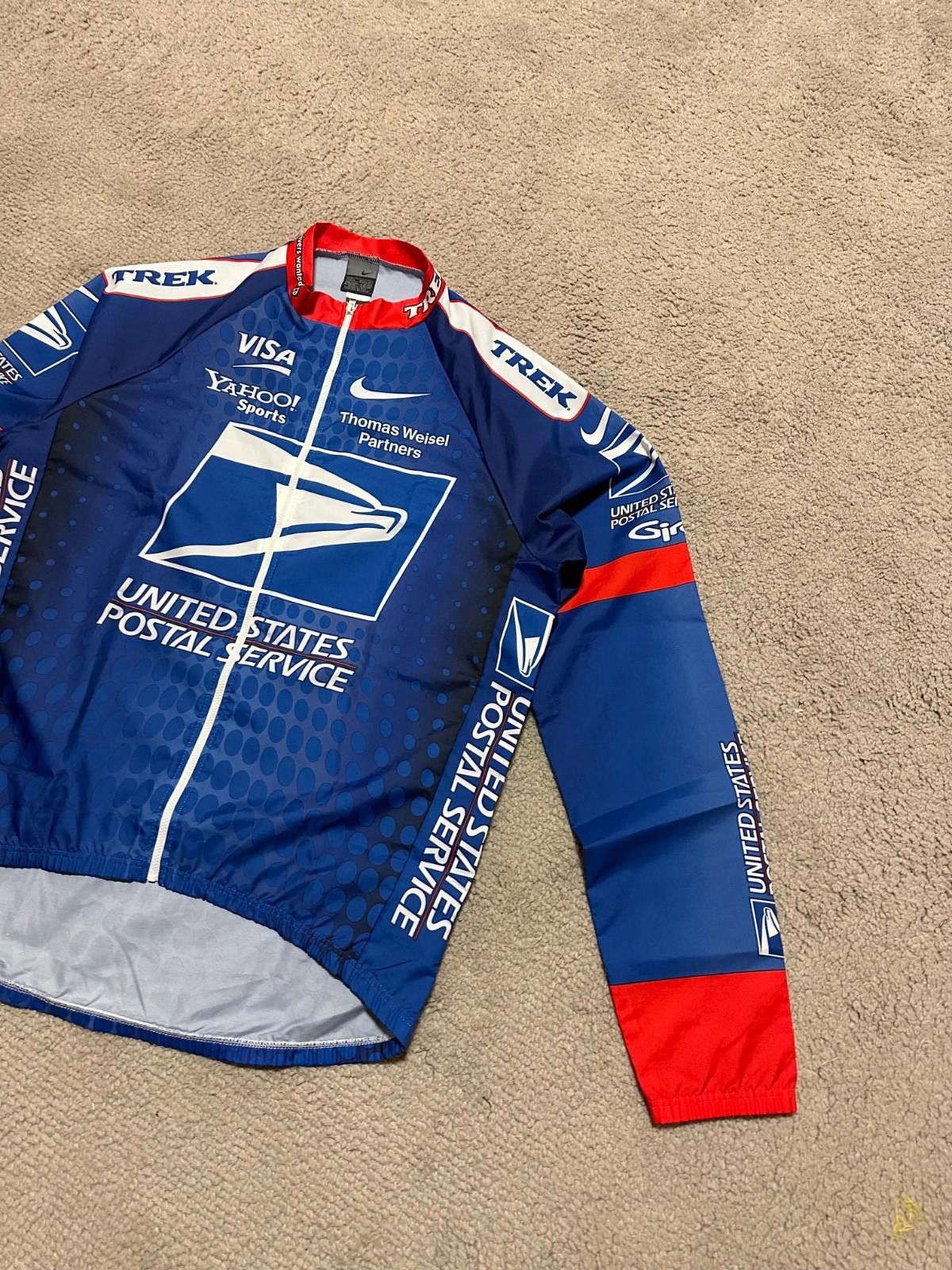 Nike NIKE Cycling Trek USPS Team Windshell 2003 Sz L Size US L / EU 52-54 / 3 - 4 Thumbnail