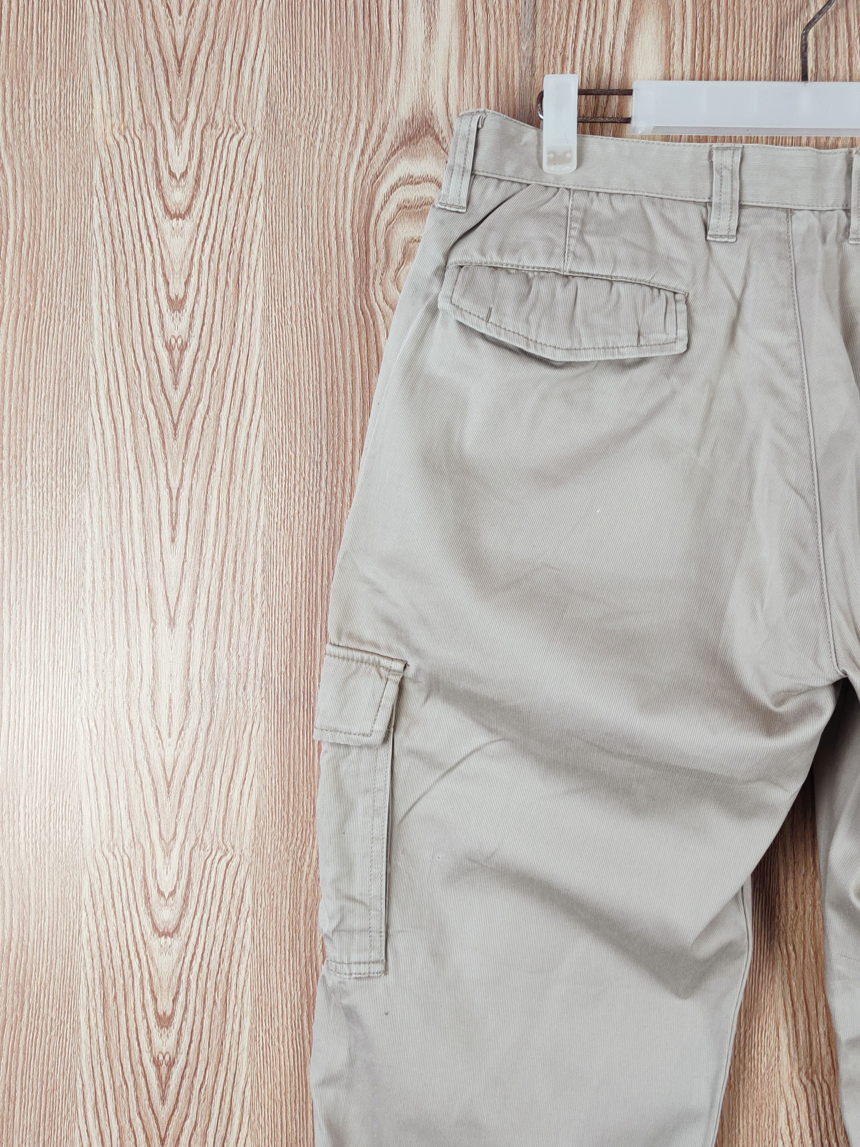 Japanese Brand Topvalu Beige Multipocket Tactical Cargo Pants #w642 Size US 31 - 8 Thumbnail