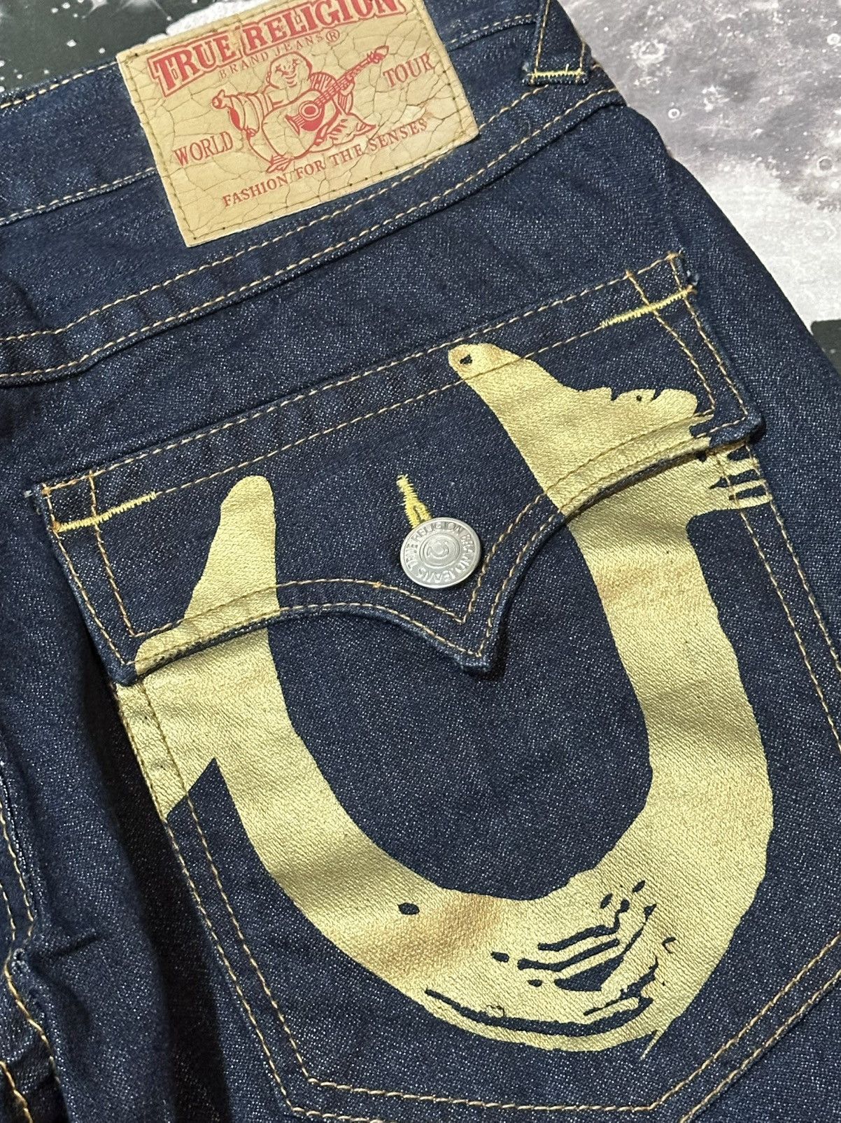 True Religion True Religion Horse Shoe Logo Flare Jeans Size US 34 / EU 50 - 5 Thumbnail