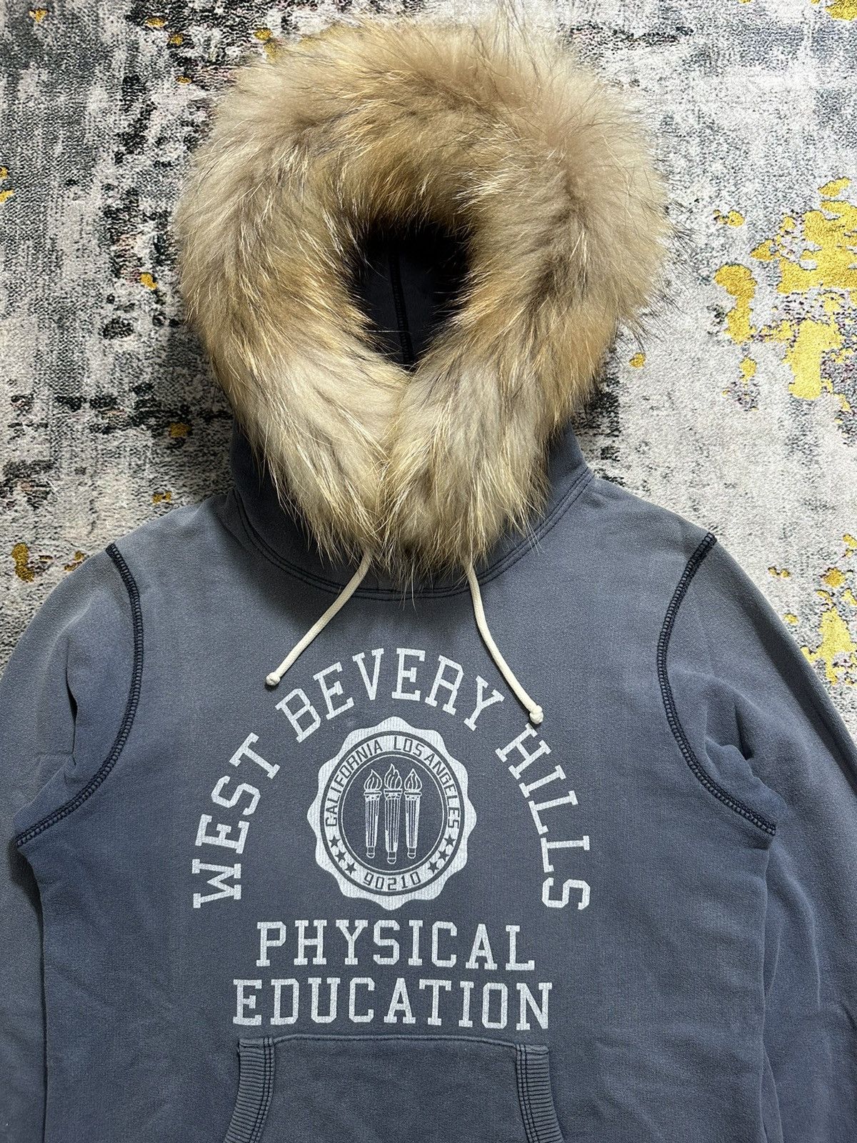 Champion PERFECT FADED OUTER SEAM FUR HOODIE CHAMPION IFSIXWASNINE Size US M / EU 48-50 / 2 - 3 Thumbnail