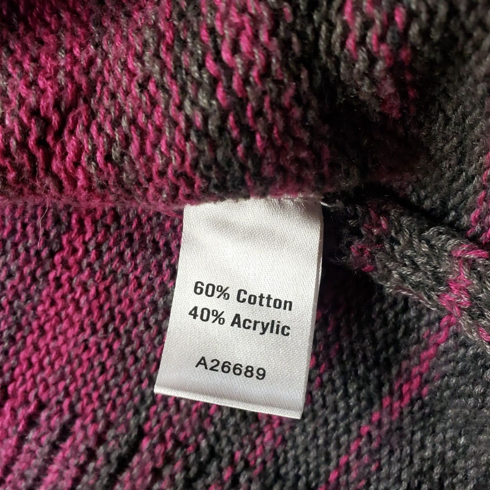 Vintage Appleseed's Purple Cardigan Sweater Long Sleeve Women's S Purple Button Up Cardigan Sweater 100% Acrylic Knit Vintage: No Women Size S / US 4 / IT 40 - 3 Thumbnail