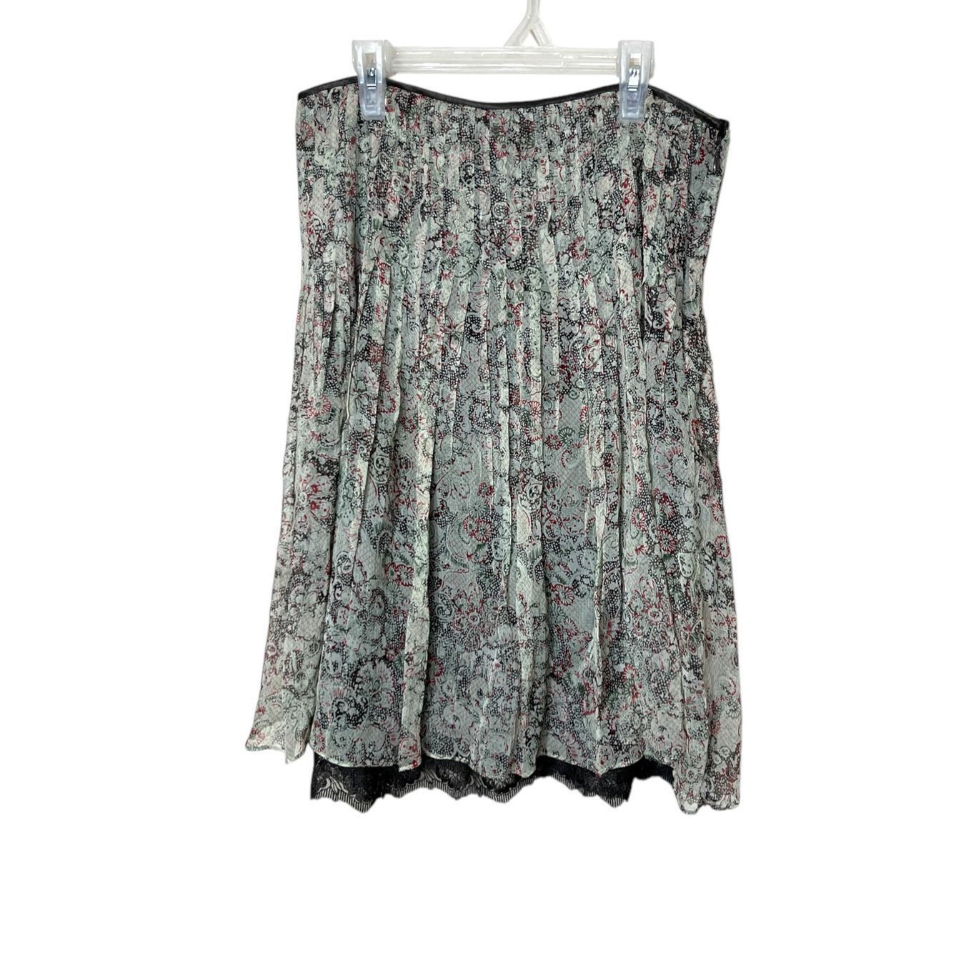Elie Tahari Tahari 100% Silk Floral Skirt Womens Size 6 Size 28" / US 6 / IT 42 - 1 Thumbnail