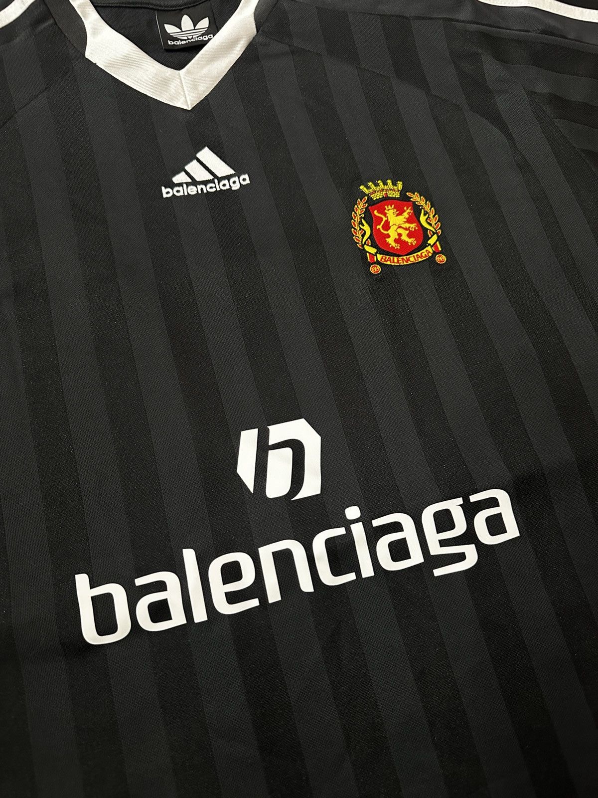 Balenciaga Balenciaga Adidas Football/ Soccer Jersey Black Size US S / EU 44-46 / 1 - 3 Thumbnail