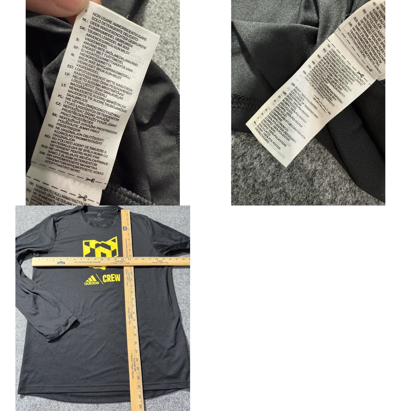 Adidas Adidas Men's Columbus Crew Icon Long Sleeve T-Shirt Size Medium Black Size US M / EU 48-50 / 2 - 8 Thumbnail