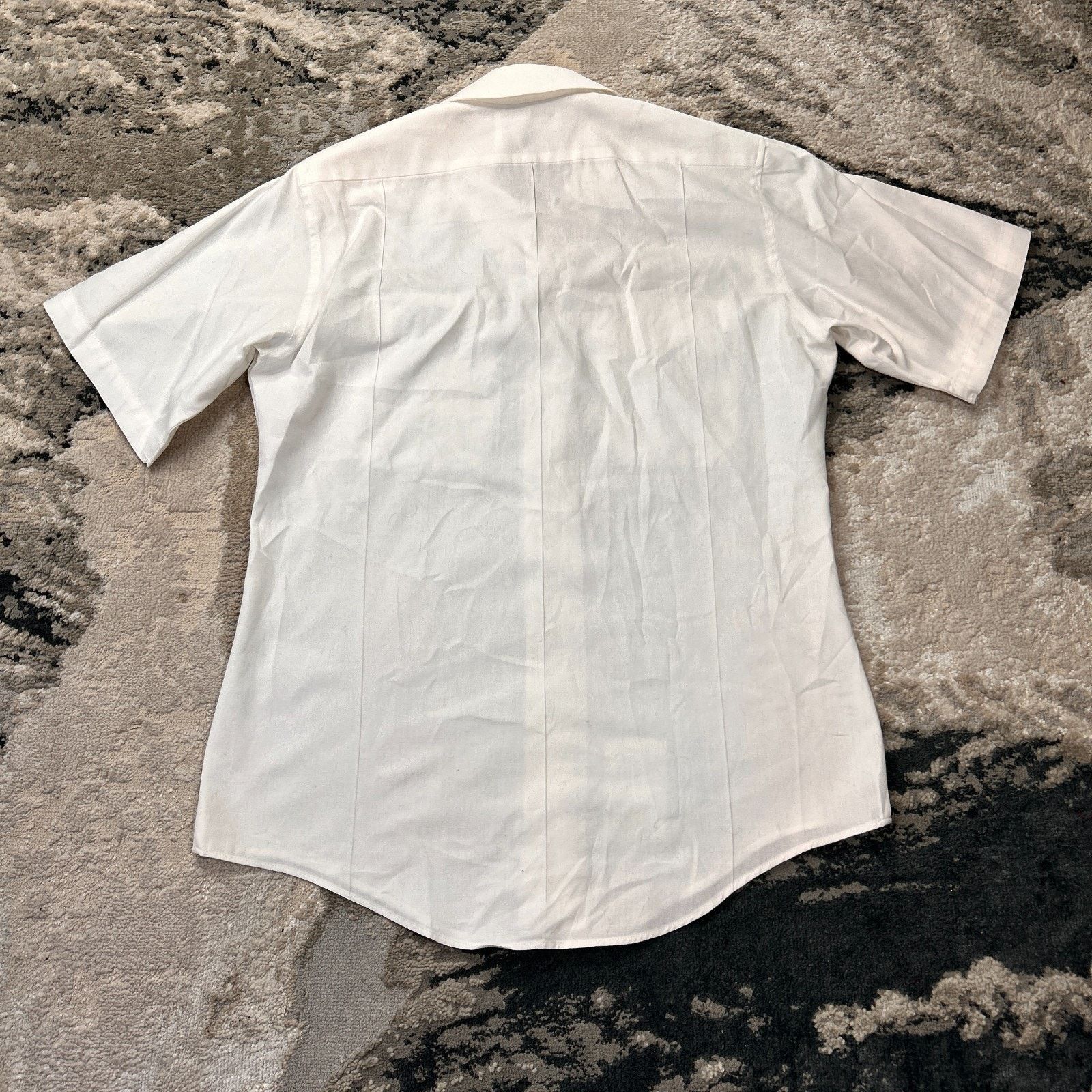 & Other Stories Defense Logistics Agency Military Shirt Men's 15 White Cotto Size US M / EU 48-50 / 2 - 2 Thumbnail