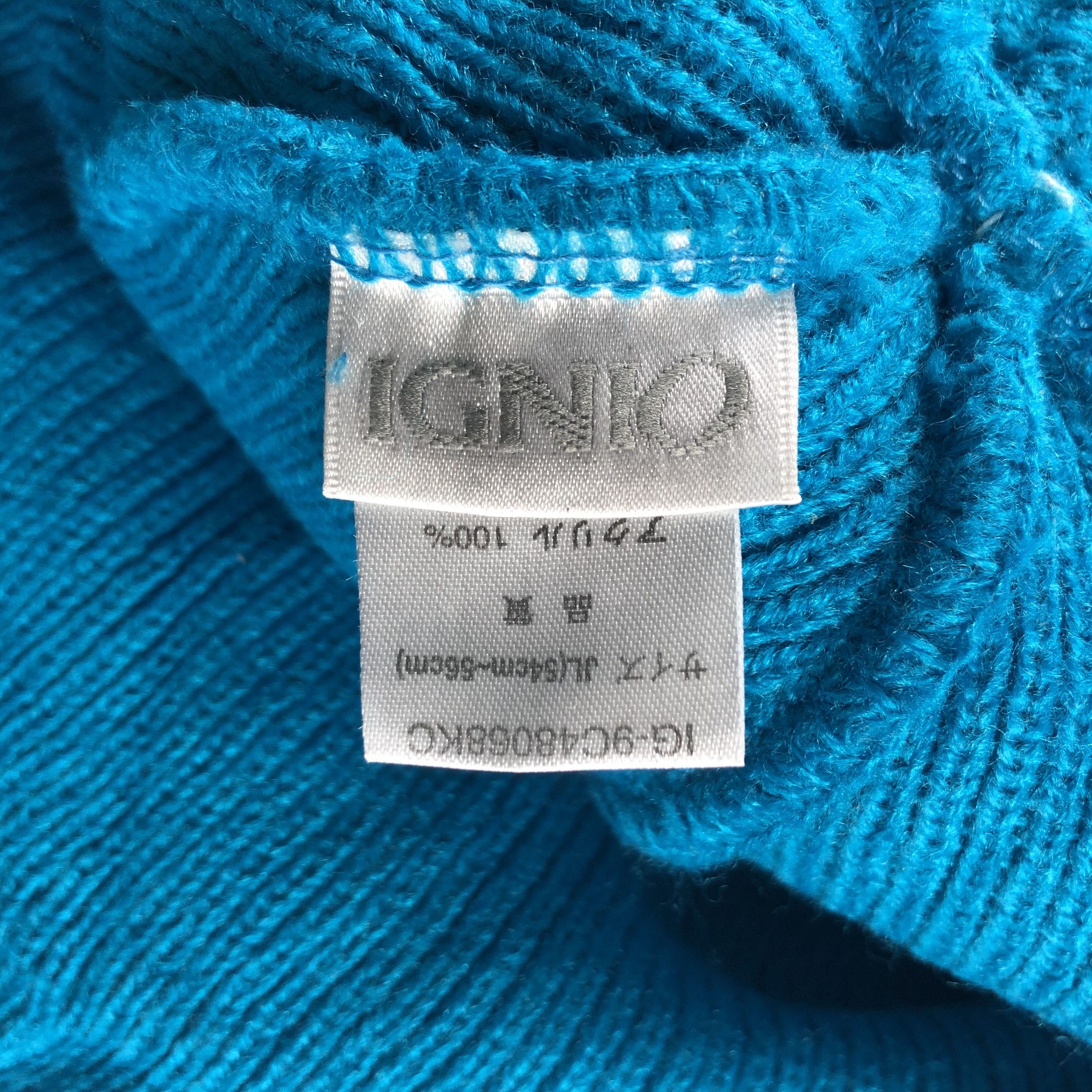 Japanese Brand × Vintage Ear Flap Hat Ignio Beanie Snow Hat Snow Cap -D020 Size ONE SIZE - 5 Thumbnail