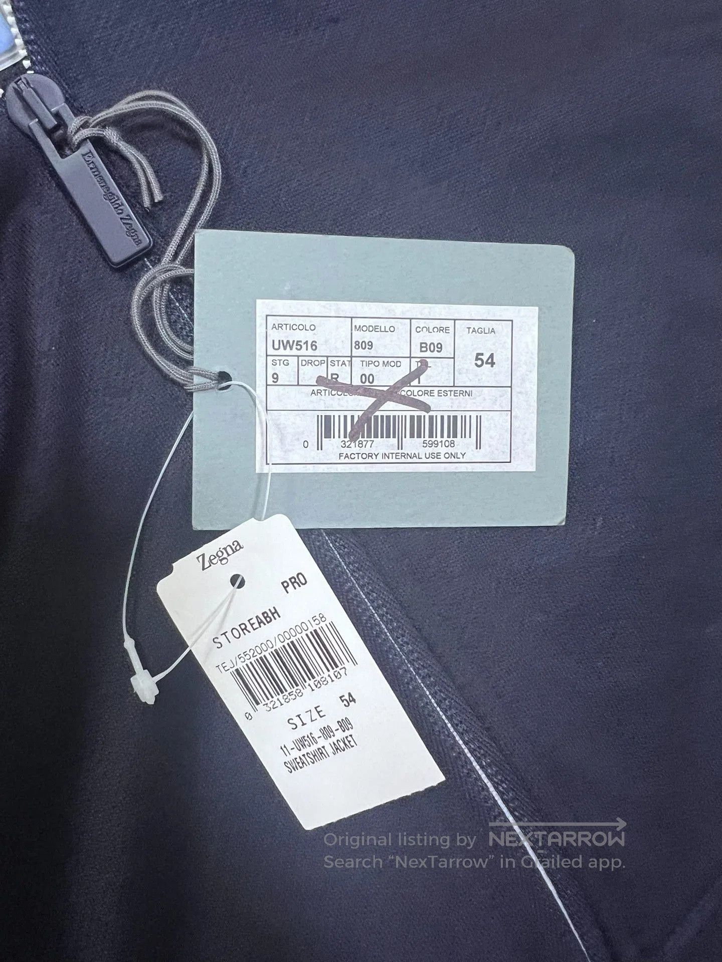 Ermenegildo Zegna Zegna Men's New Authentic Jacket. Size US L / EU 52-54 / 3 - 5 Thumbnail