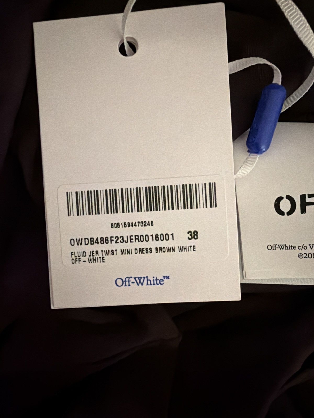 Off-White Off-White Fluid Jer Twist Mini Dress Size XS / US 0-2 / IT 36-38 - 2 Thumbnail