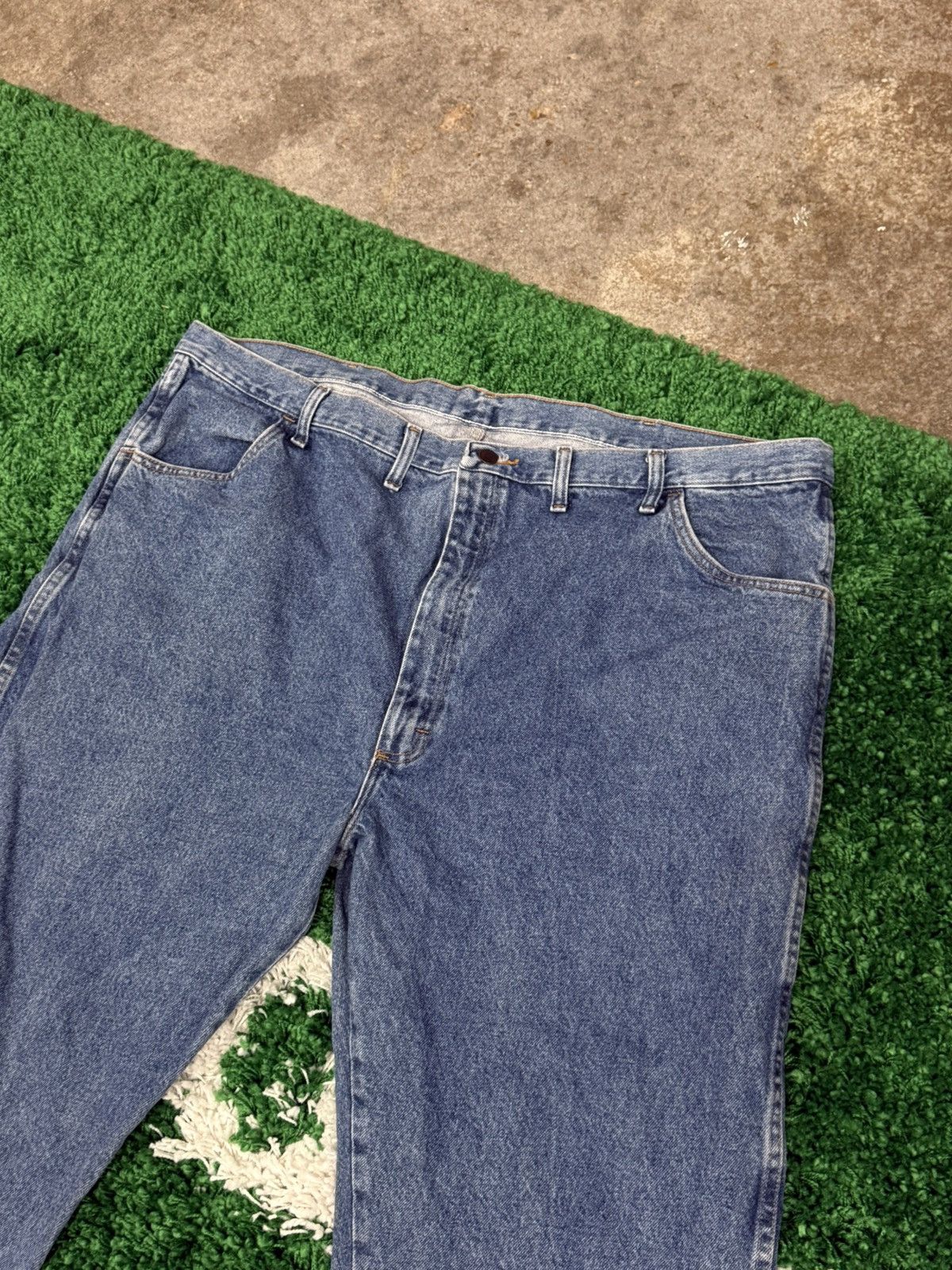 Rustler Vintage Rustler 5 Pocket Heavy Denim Jeans Sz. 48 x 30 Size US 44 / EU 60 - 4 Thumbnail