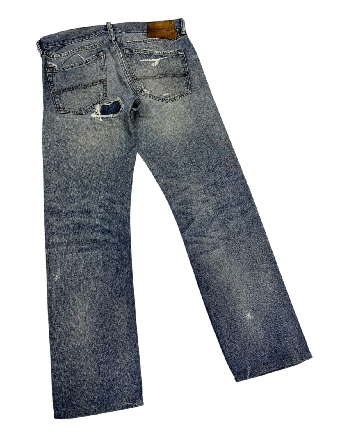 RRL Ralph Lauren Ralph Lauren Patchwork Slim Jeans Distressed Denim Size US 32 / EU 48 - 4 Thumbnail