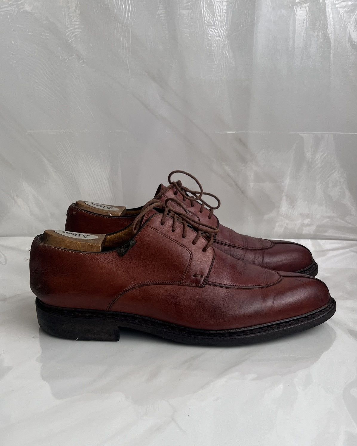 Paraboot Paraboot Avigon Griff brown leather split toe derby shoes Size US 9.5 / EU 42-43 - 4 Thumbnail