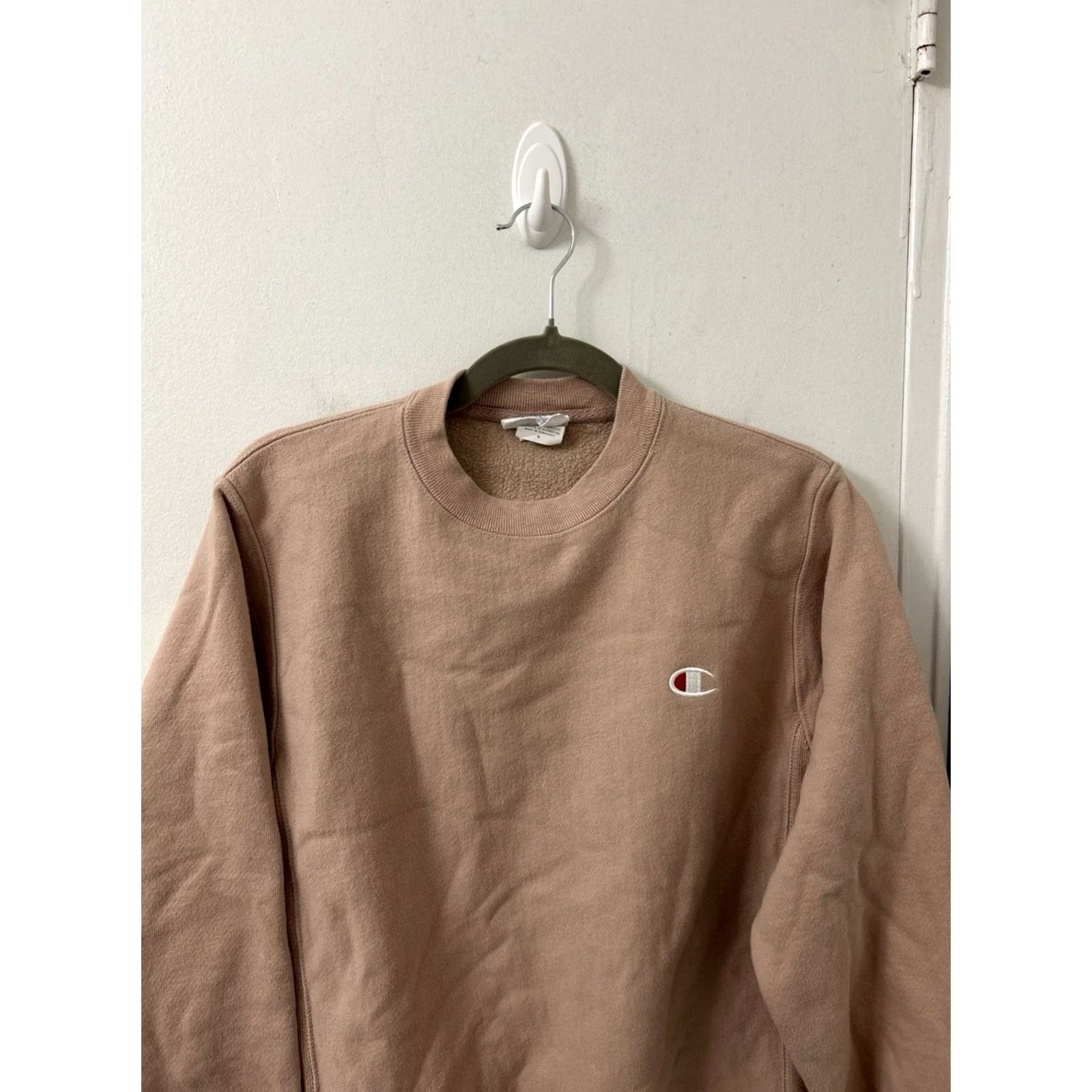 Champion Champion Reverse Weave Crewneck Sweatshirt Mens S Dusty Rose Pink Pullover L/S Baseball? Size US S / EU 44-46 / 1 - 2 Thumbnail
