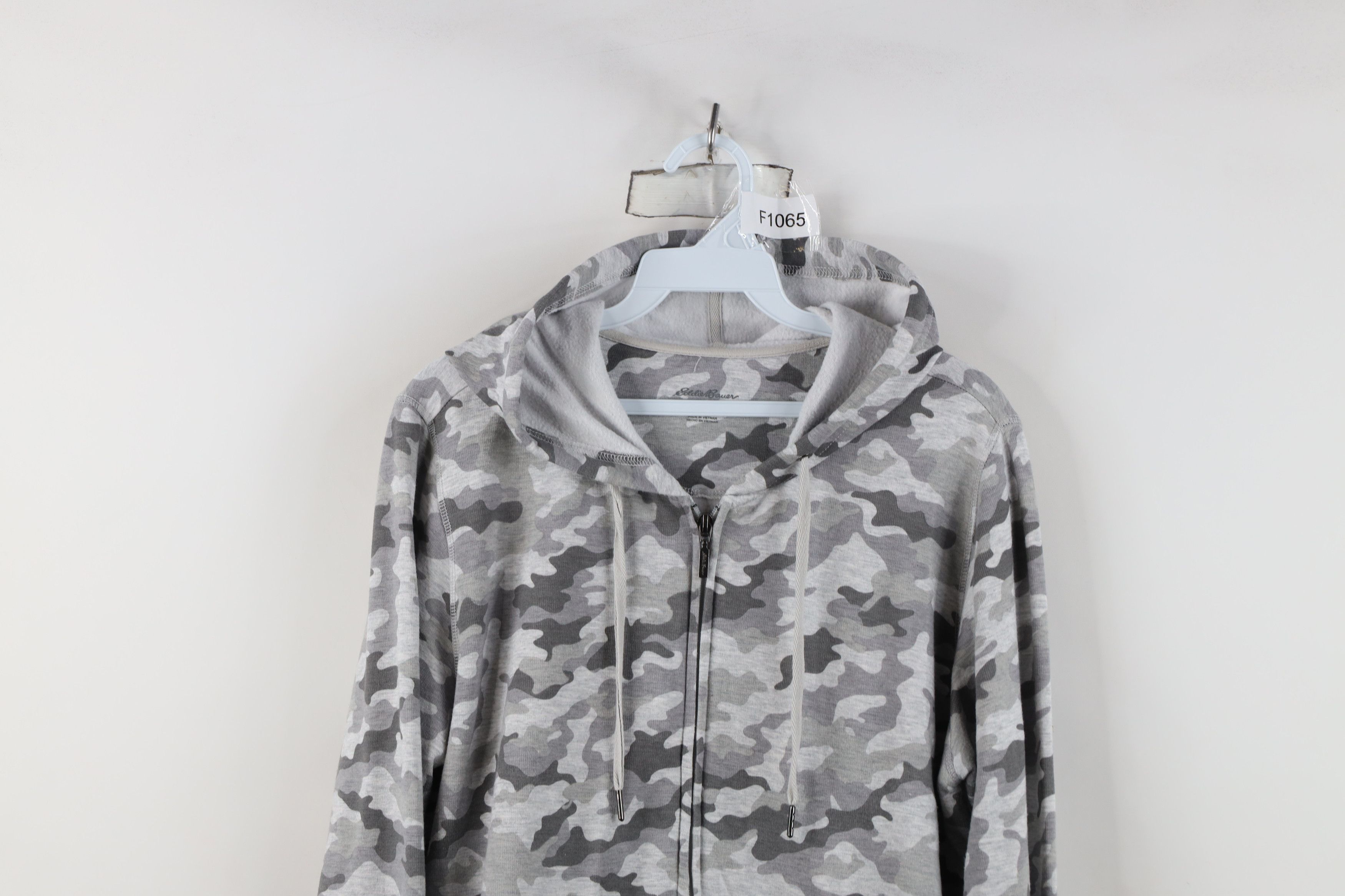Eddie Bauer Y2K Eddie Bauer Spell Camouflage Full Zip Hoodie Sweatshirt Size L / US 10 / IT 46 - 2 Thumbnail