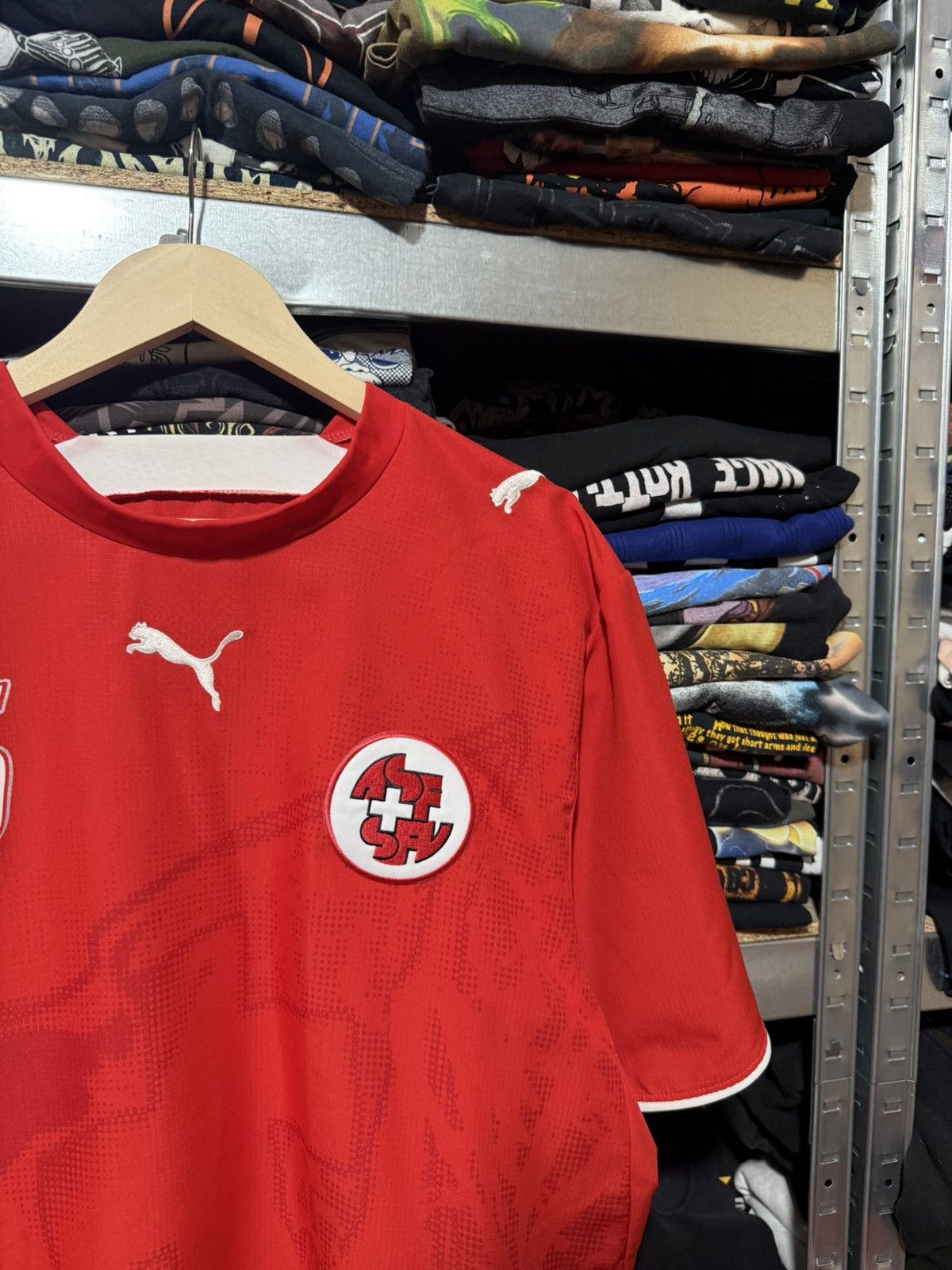 Puma Switzerland Barnetta 2006 2007 2008 Home Soccer Jersey