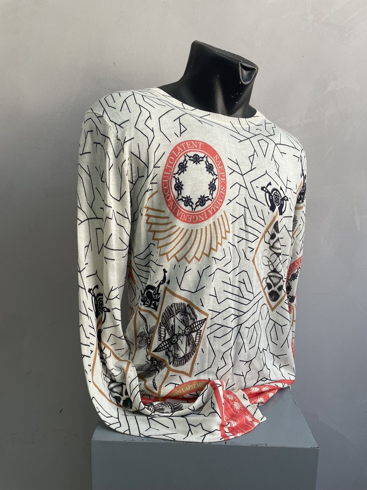 Diesel New Diesel black gold tattoo long sleeve sweater y2k hype Size US S / EU 44-46 / 1 - 5 Thumbnail