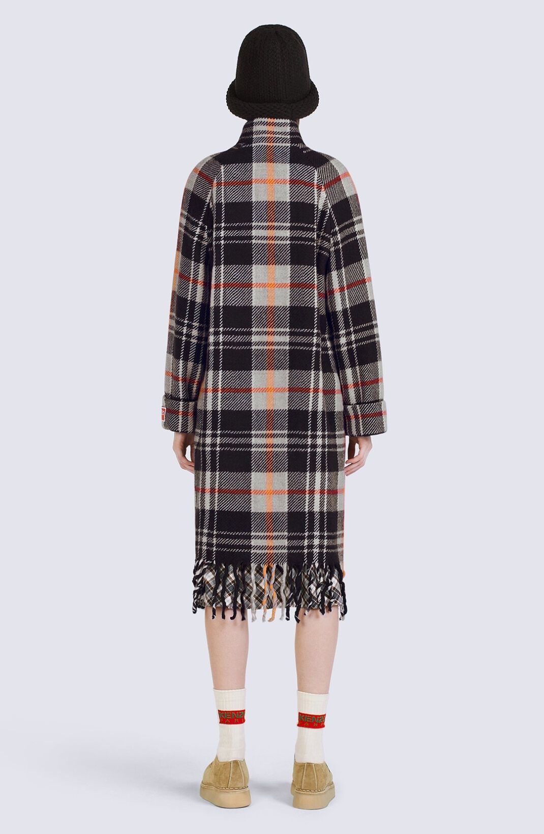 Kenzo o1y1025 Turtleneck Coat in Multicolor Size S / US 4 / IT 40 - 4 Thumbnail