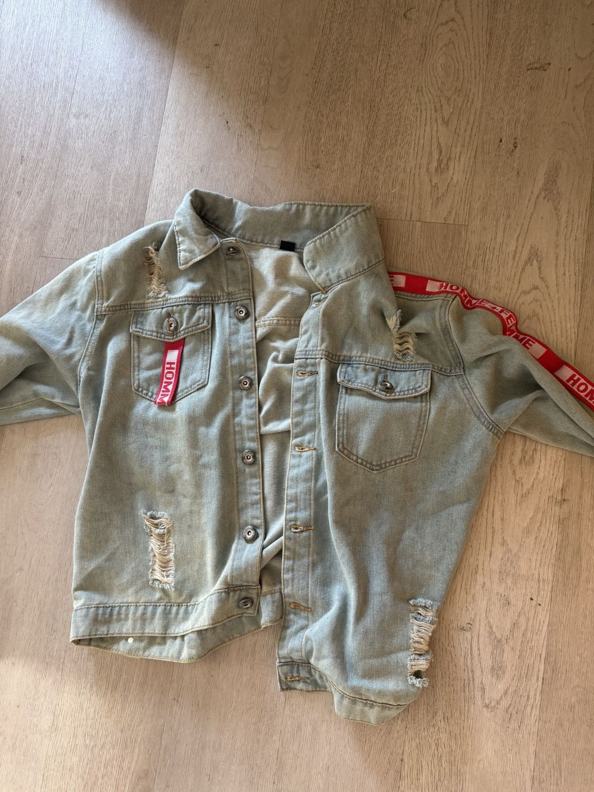 Japanese Brand × Vintage Homme-Femme Denim Jacket Size US L / EU 52-54 / 3 - 1 Thumbnail