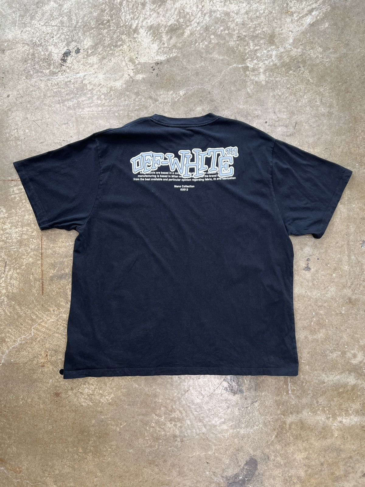 Off-White Off White Carlos Glitz Graffiti Tee XXL Size US XXL / EU 58 / 5 - 2 Thumbnail