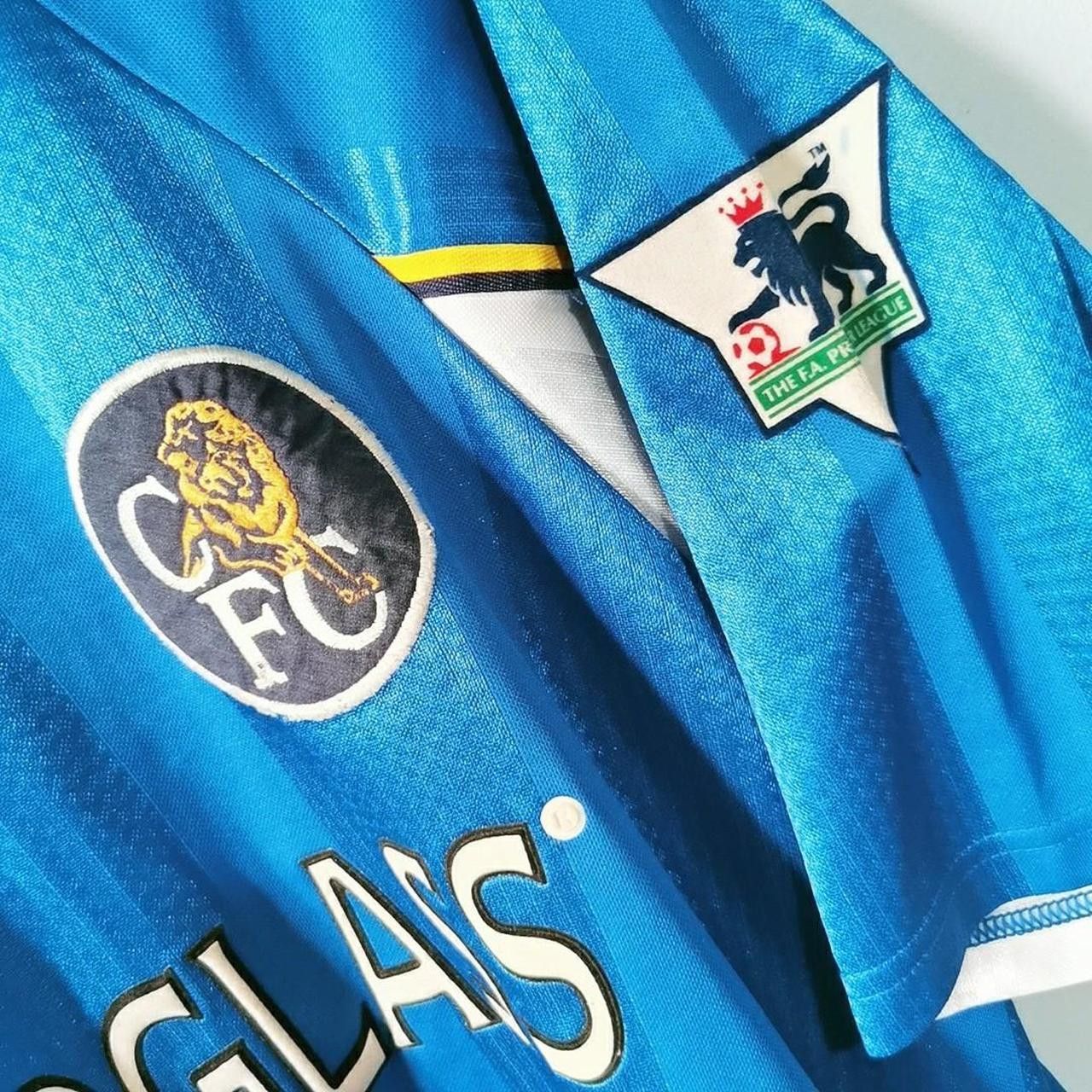 Umbro Match Worn Fc Chelsea 1997 1998 1999 Home shirt jersey Size US XL / EU 56 / 4 - 3 Thumbnail