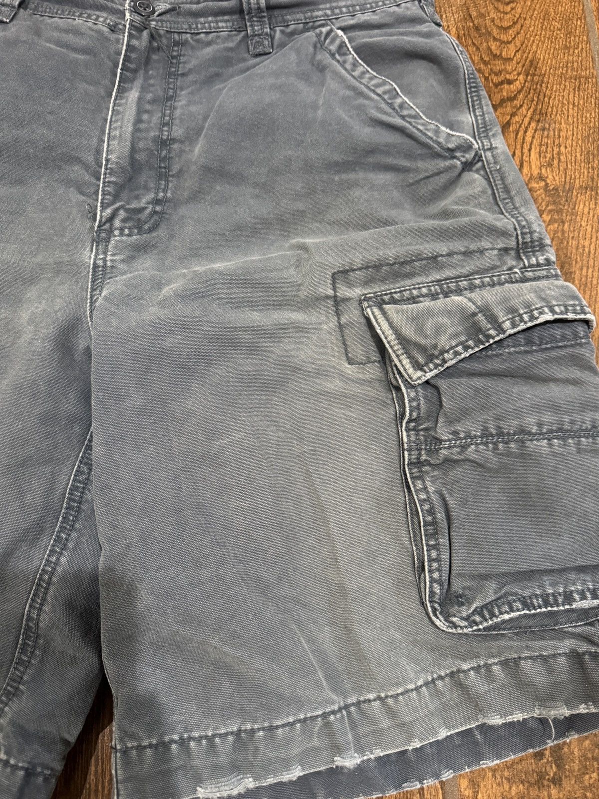 American Eagle Outfitters × Vintage Vintage American Eagle Outfitters Navy Cargo Shorts Size US 34 / EU 50 - 4 Thumbnail