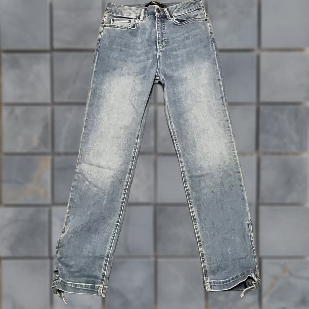 Boden Boden Jeans Women 6 R Blue Denbign Tie Ankle Straight High Rise 27 x25.5 Size 28" / US 6 / IT 42 - 1 Thumbnail