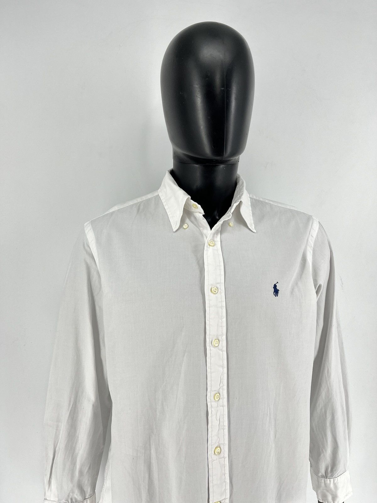 Polo Ralph Lauren × Ralph Lauren × Vintage Vintage White Shirt Polo Ralph Lauren Size XL Rare Size US XL / EU 56 / 4 - 3 Thumbnail