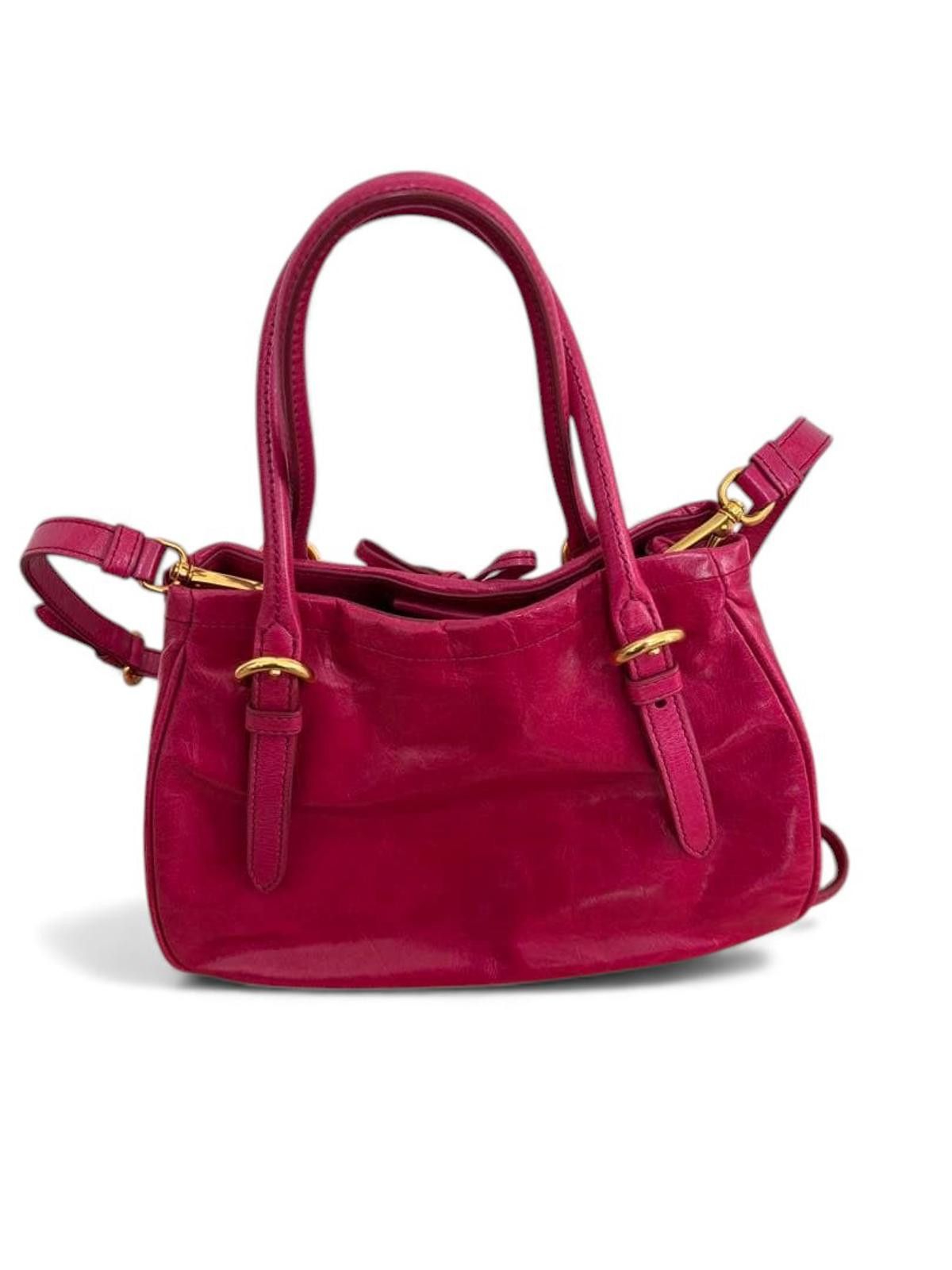 Miu Miu Miu Miu - Pink Leather Handbag Size ONE SIZE - 3 Thumbnail