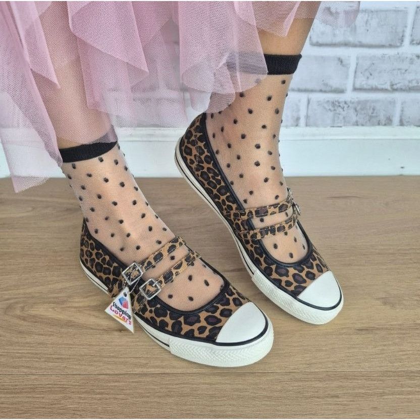Converse ⭐Converse Dainty Mary Jane Leopard Sz 9 Womens shoes Sneaker Size US 9 / IT 39 - 1 Thumbnail
