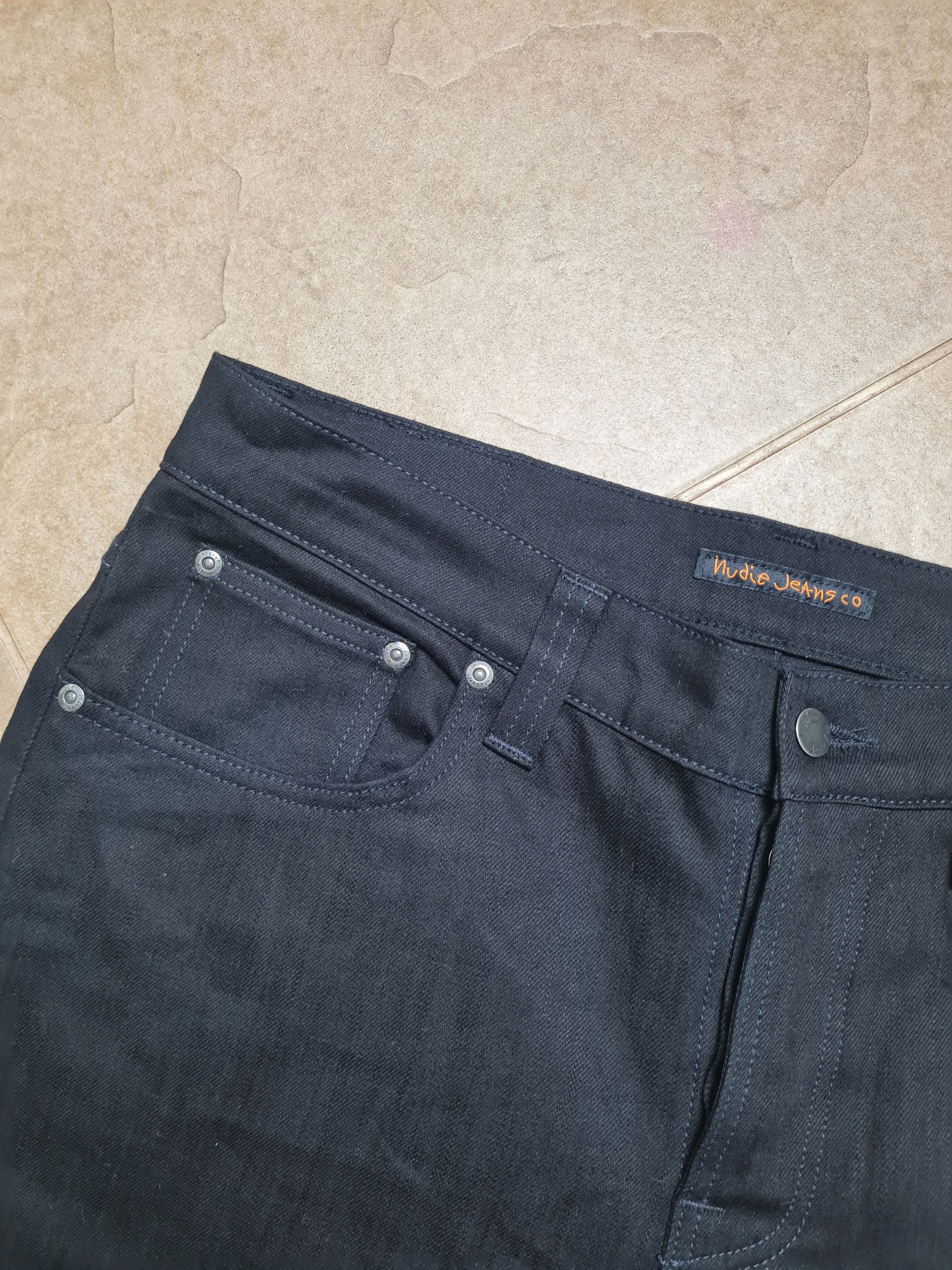 Nudie Jeans Vintage Denim Nudie Jeans Brute Knut Dry Cold Black 36/32 Size US 36 / EU 52 - 21 Thumbnail