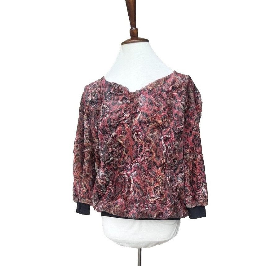Diesel Diesel Women's F-Riga 3/4 Sleeve Sweatshirt V-Neck Sweater S Size S / US 4 / IT 40 - 18 Thumbnail