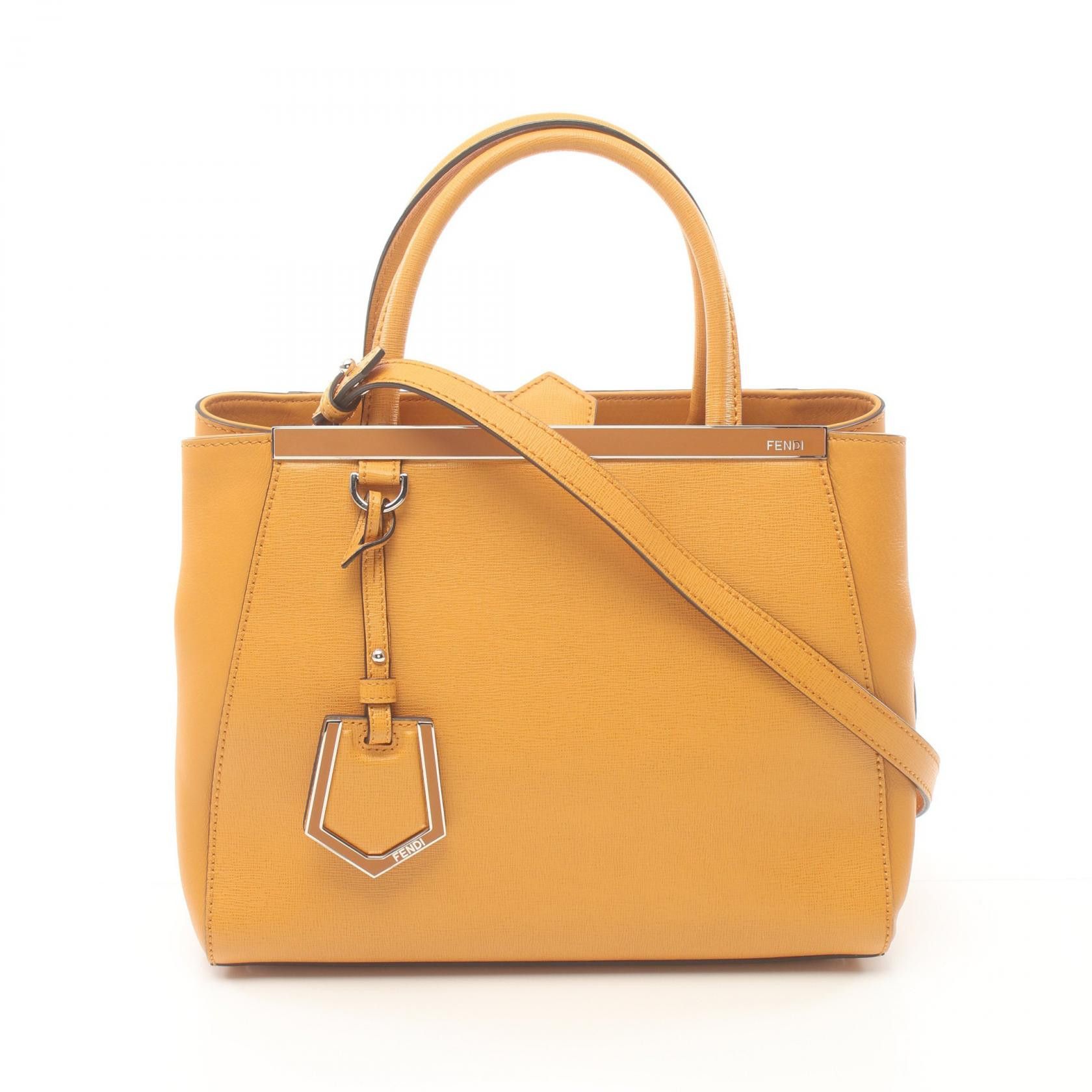 Fendi Fendi Leather 2Jours Handbag Leather Handbag 8BH253 in Great Condition Size ONE SIZE - 1 Thumbnail