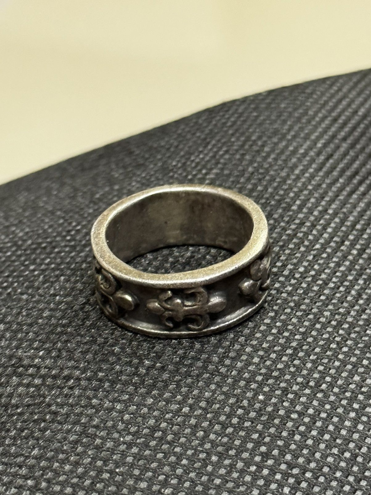 Sterling Silver × Vintage VTG STERLING SILVER 925 ENGRAVED RING SIZE 8 Size ONE SIZE - 2 Thumbnail