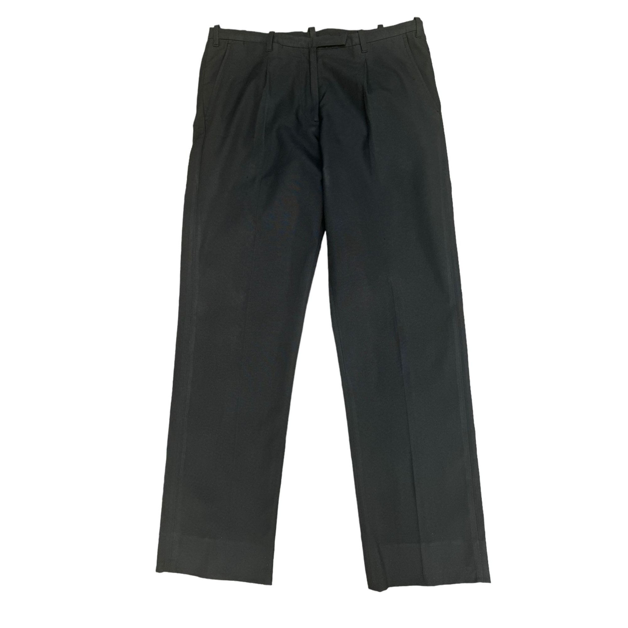 image of Maison Margiela Ss 2006 Vintage Black Formal Straight Pants, Women's (Size 32)
