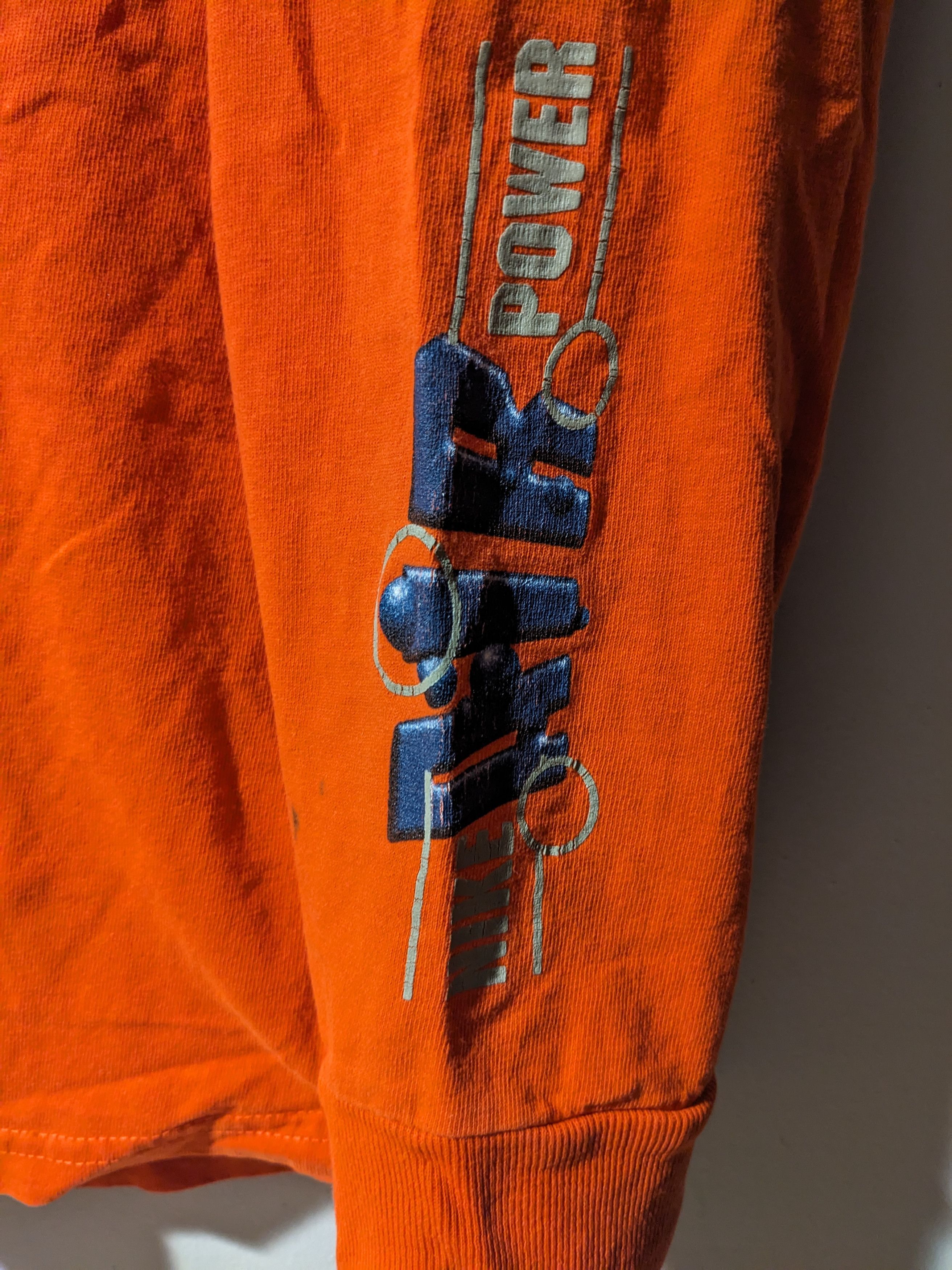 Nike × Vintage Vintage Y2K Nike Air Check Swoosh Youth Long-Sleeve T-Shirt Size US XL / EU 56 / 4 - 8 Thumbnail