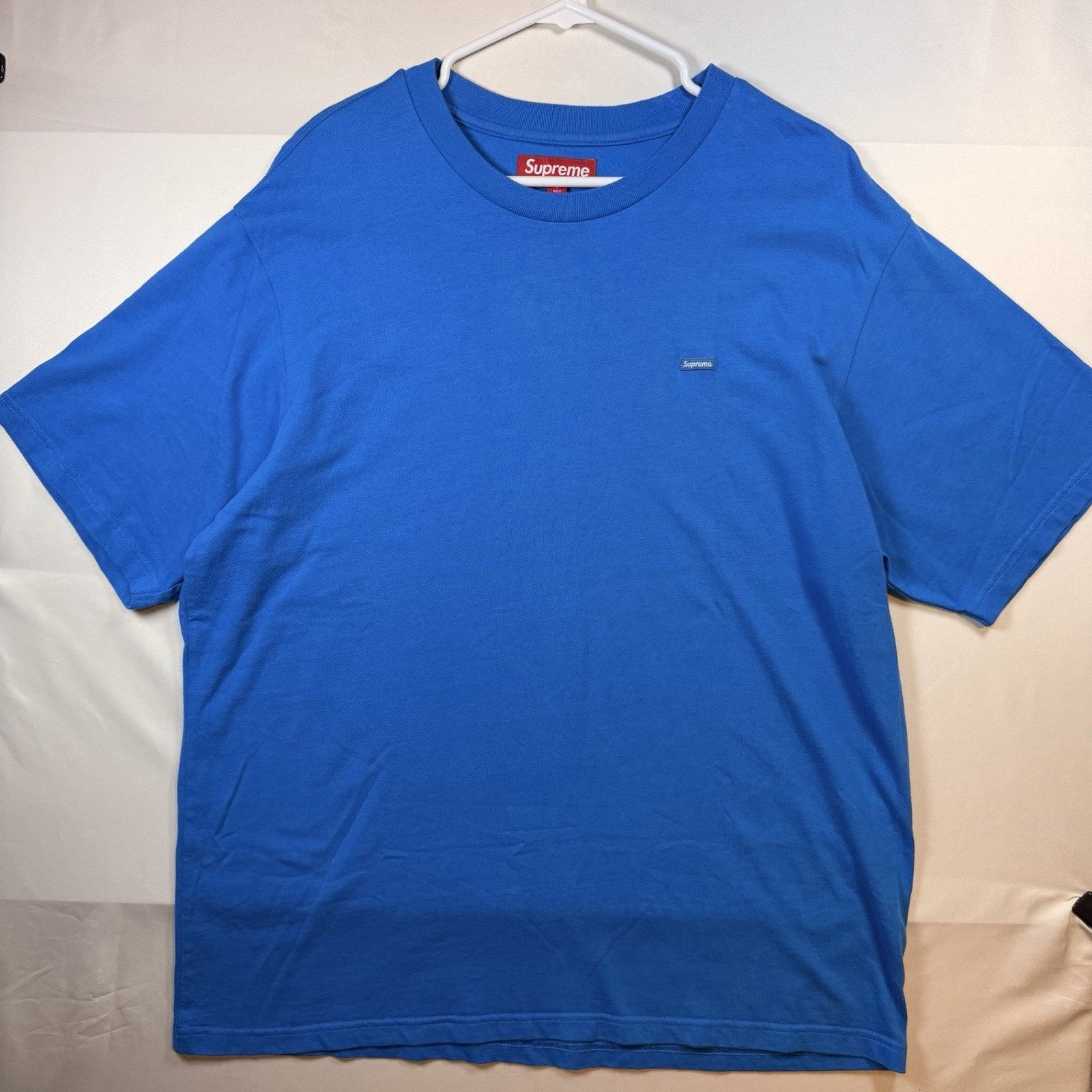 Supreme Supreme Arabic Box Logo Tee Navy | Grailed