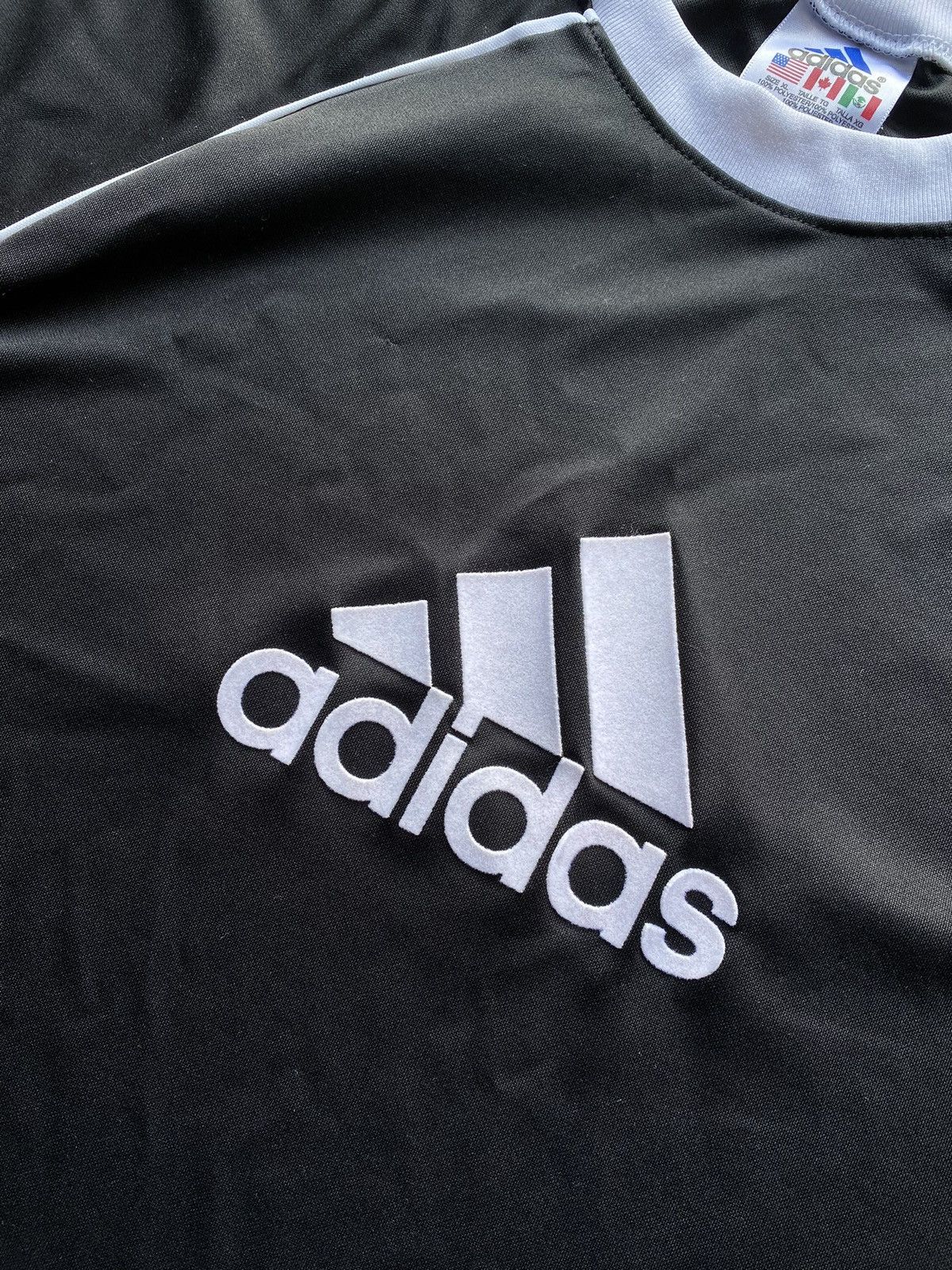 Adidas × Vintage vintage Y2K ADIDAS Soccer Spellout jersey t-shirt Size US XL / EU 56 / 4 - 8 Thumbnail