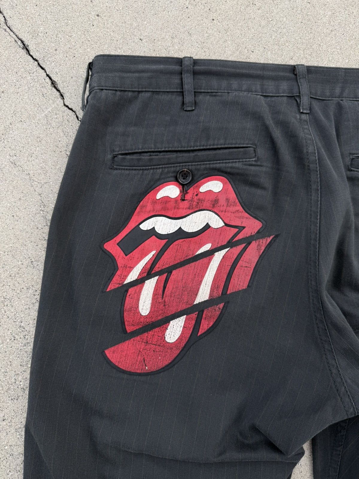 Comme des Garcons Homme Plus Comme des Garcons Homme Plus Rolling Stones Pants Size US 33 - 2 Thumbnail