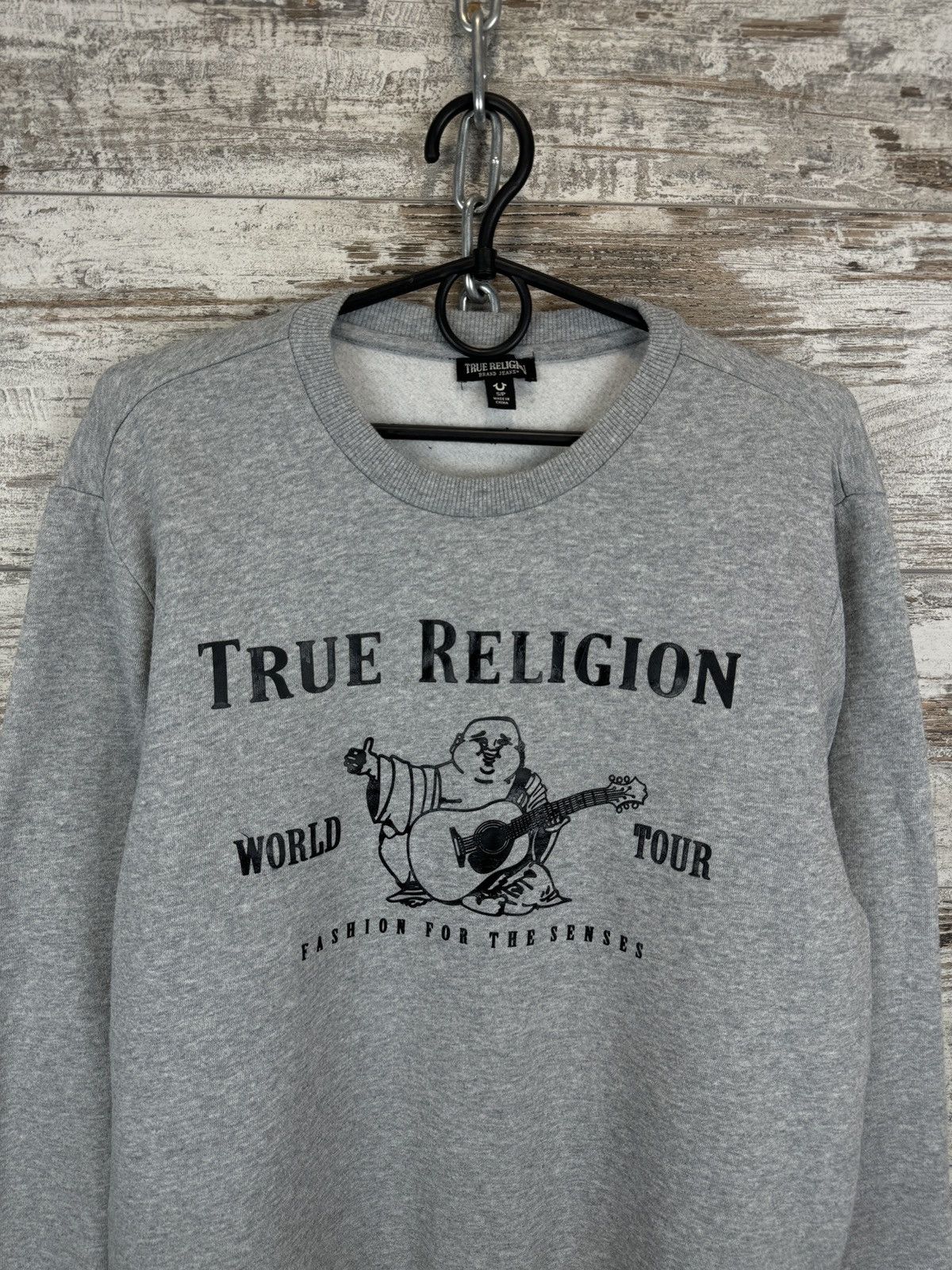 Japanese Brand Mens Vintage True Religion Sweatshirt big logo Japanese y2k Size US S / EU 44-46 / 1 - 2 Thumbnail