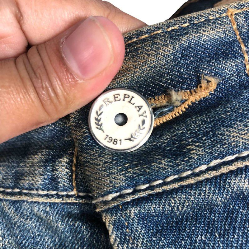 Replay Vintage 80's Replay Men Blue Jean Size US 30 / EU 46 - 9 Thumbnail