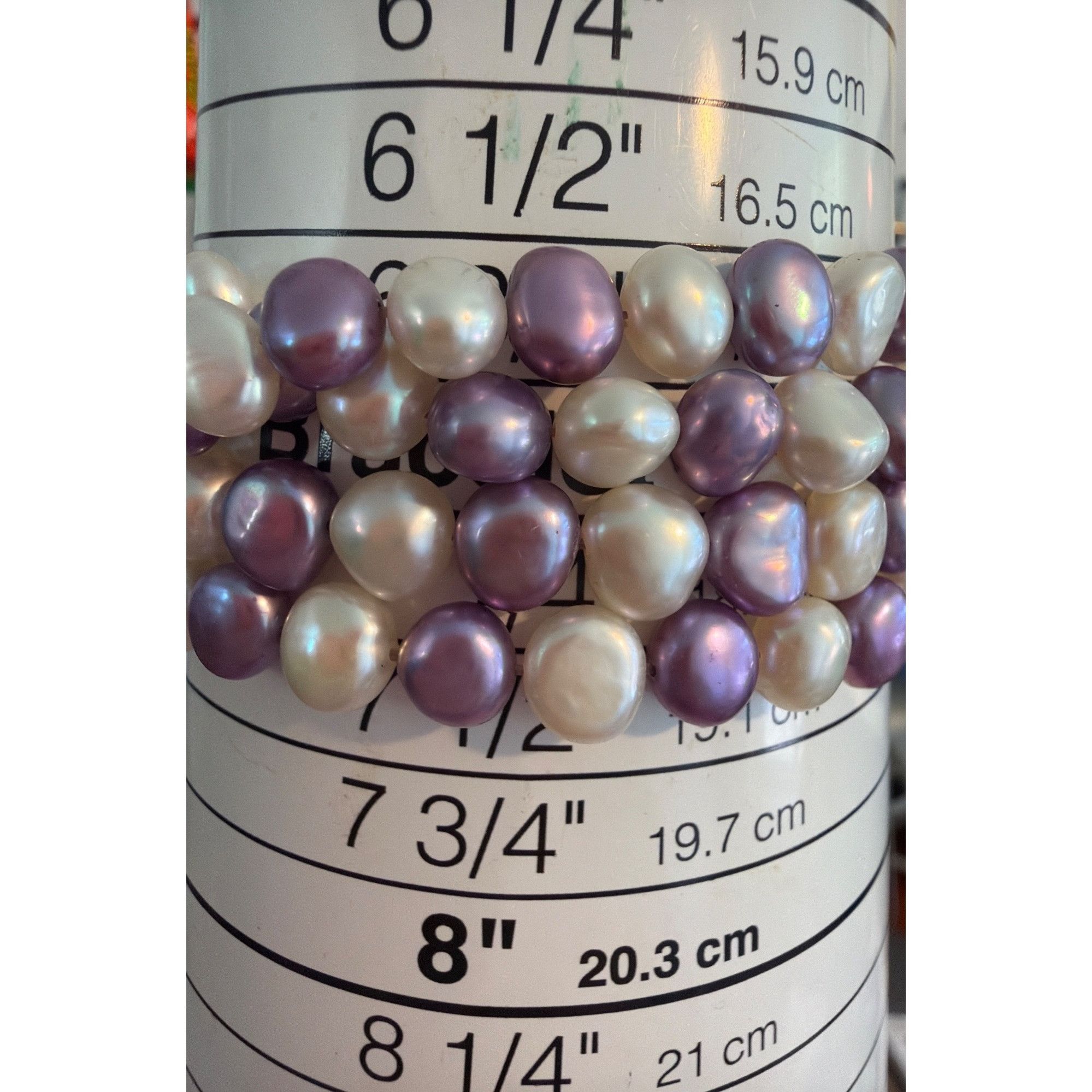 Other Vtg Lot of 4 Pearl Stretch Bracelets Lavender White Freshwat Size ONE SIZE - 5 Thumbnail