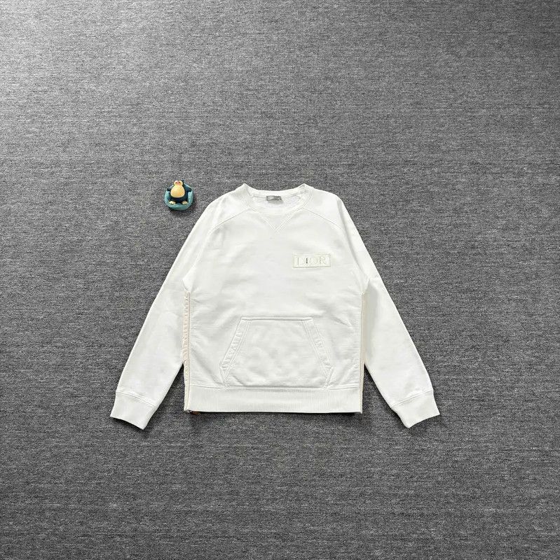Dior White XS Cotton Sweatshirt for Men 0089