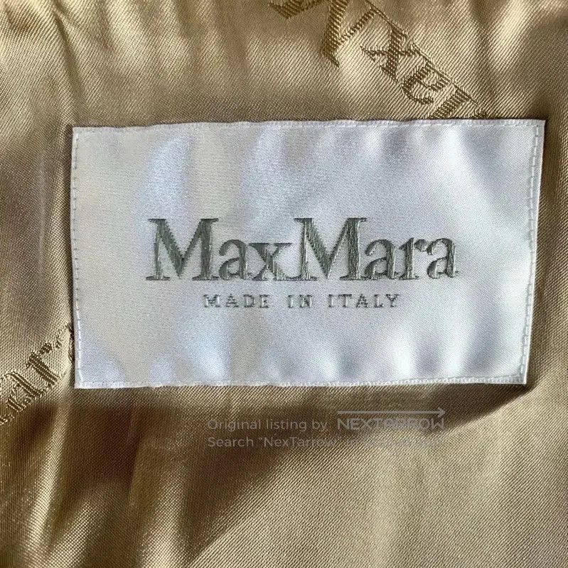 Max Mara MaxMara Camel Color Women's Cotton Coat . Size S / US 4 / IT 40 - 5 Thumbnail