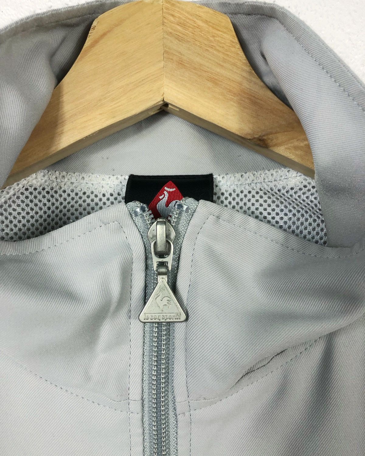 Le Coq Sportif × Vintage Rare Vintage Le Coq Sportif Spellout Zipper Jacket Size US L / EU 52-54 / 3 - 6 Thumbnail