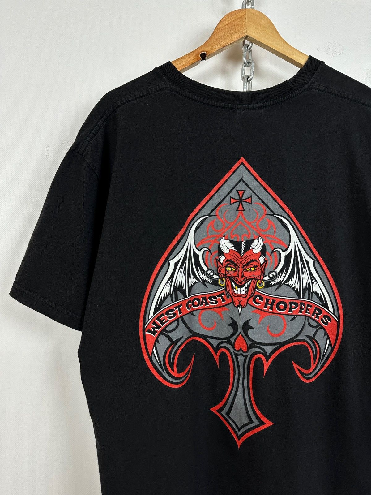 Vintage Vintage West Coast Choppers Black T-Shirt Paul Walker Size US XL / EU 56 / 4 - 7 Thumbnail