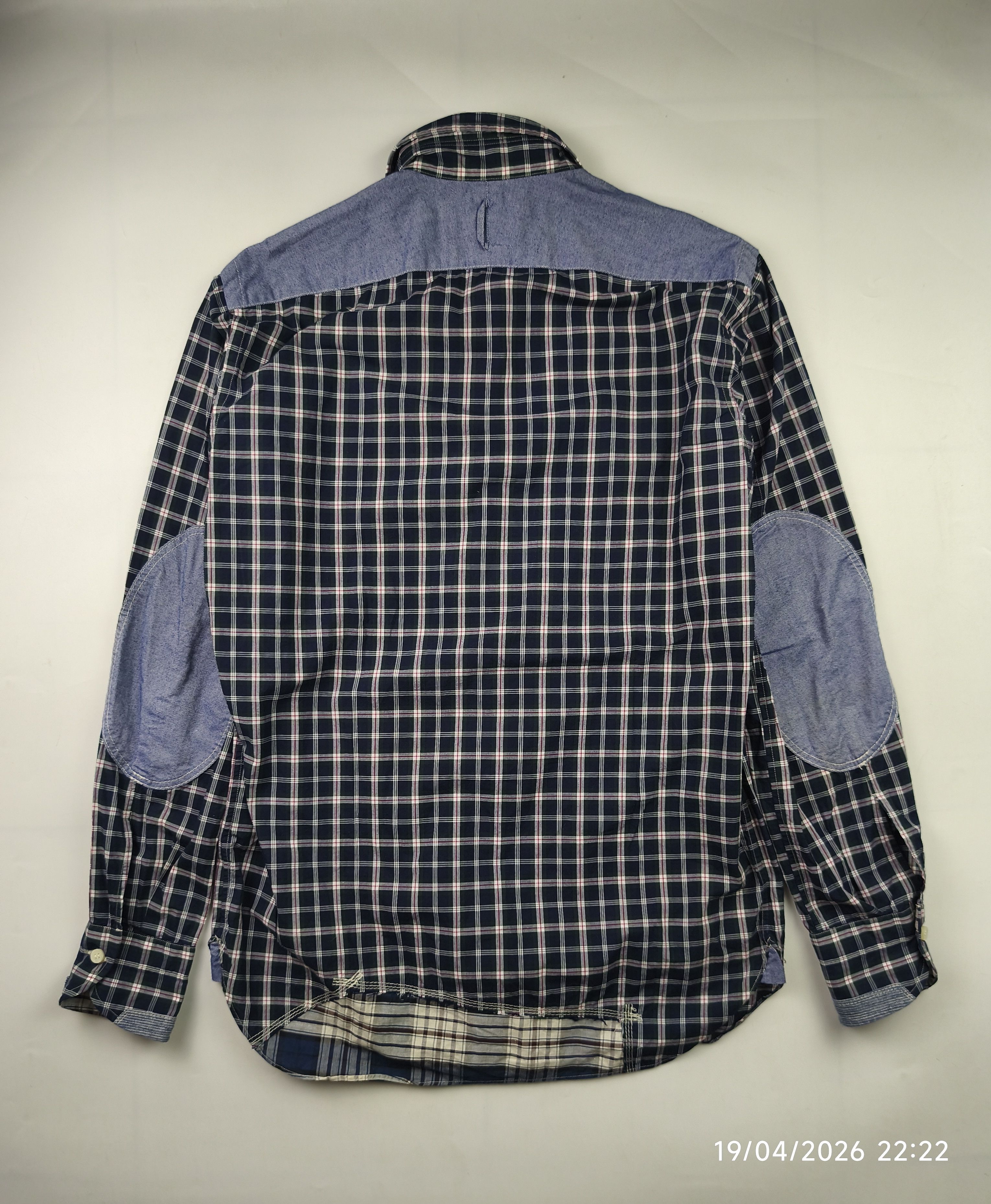 Junya Watanabe Junya watanabe x cdg patchwork shirt Size US M / EU 48-50 / 2 - 2 Thumbnail
