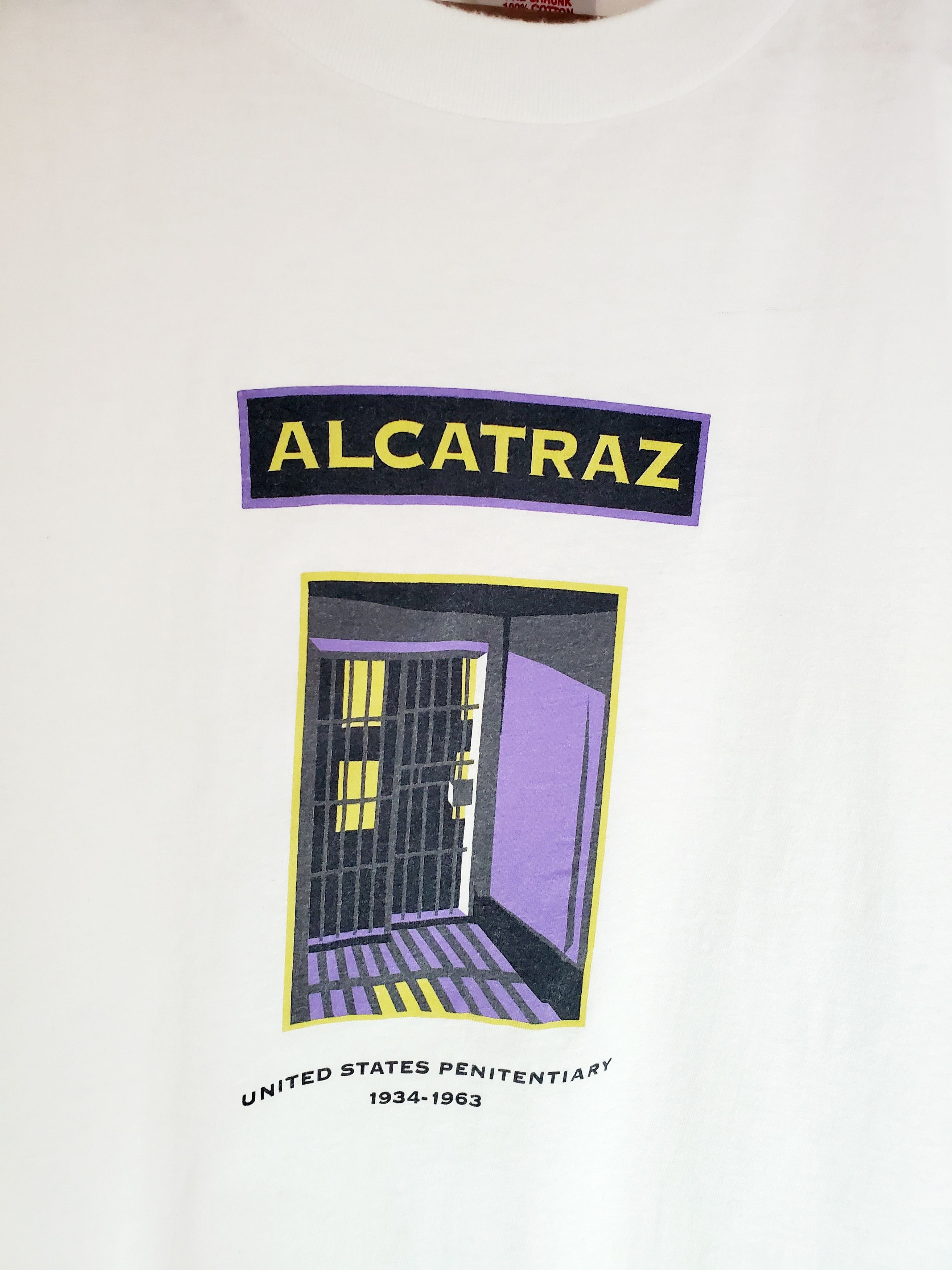 Other Vintage 80-90's Alcatraz t shirt made in USA Xl perfect con Size US XL / EU 56 / 4 - 2 Thumbnail